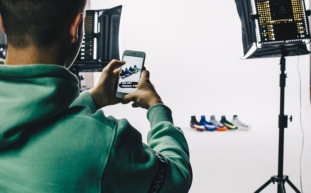 Voetbalshop Snapchat