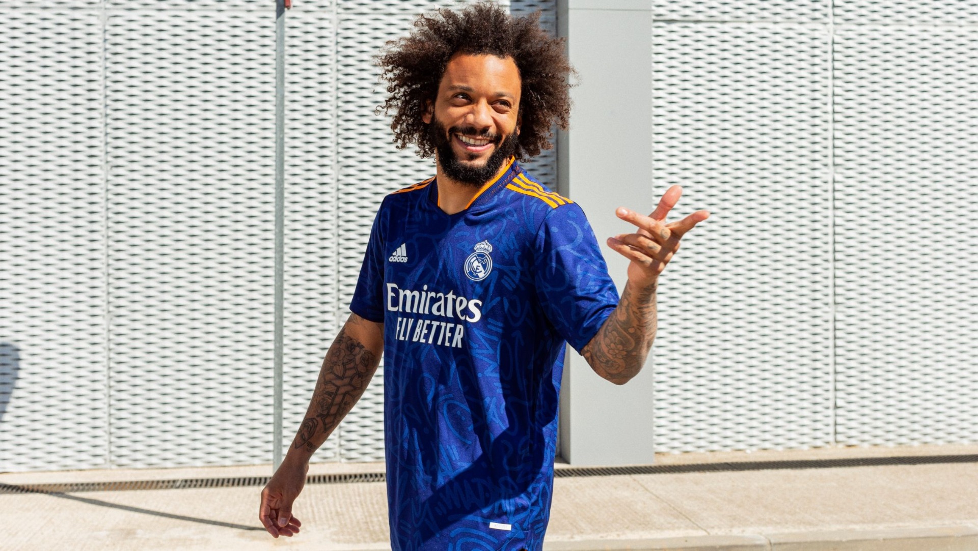 Het straatbeeld van Madrid vind je terug op het nieuwe Real Madrid uitshirt