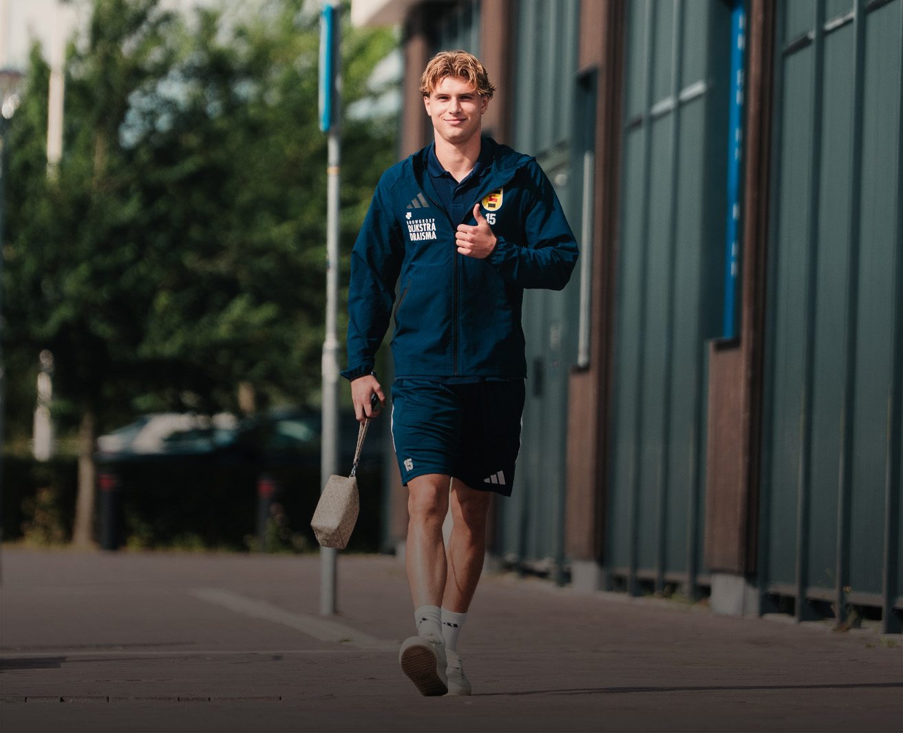 SC Cambuur bal blauw geel