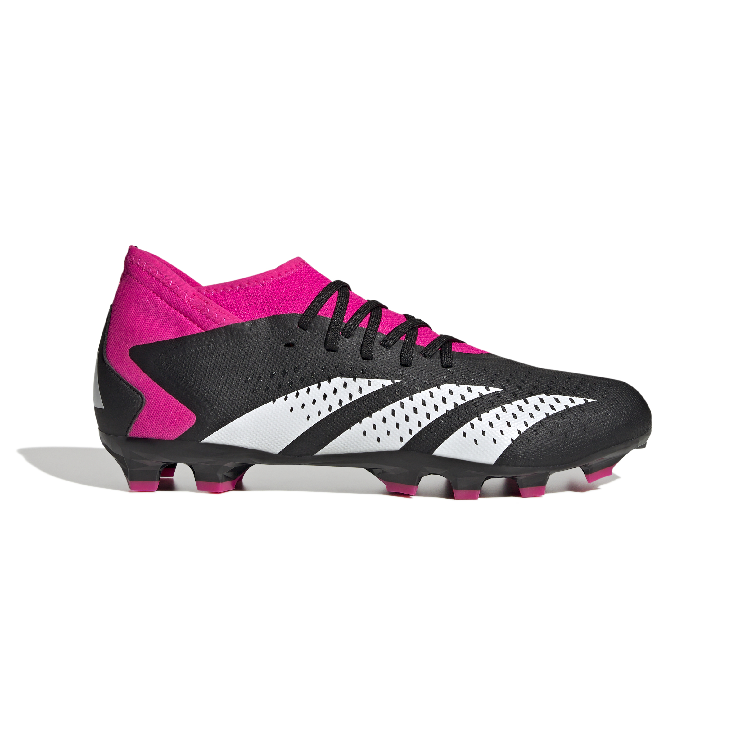 adidas Predator Accuracy.3 Gras / Kunstgras Voetbalschoenen (MG) Zwart Wit Roze