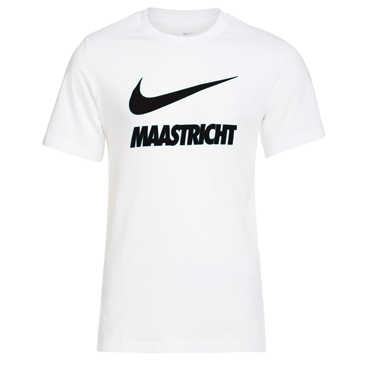 Nike Maastricht Team Club Tee 20 Wit Zwart