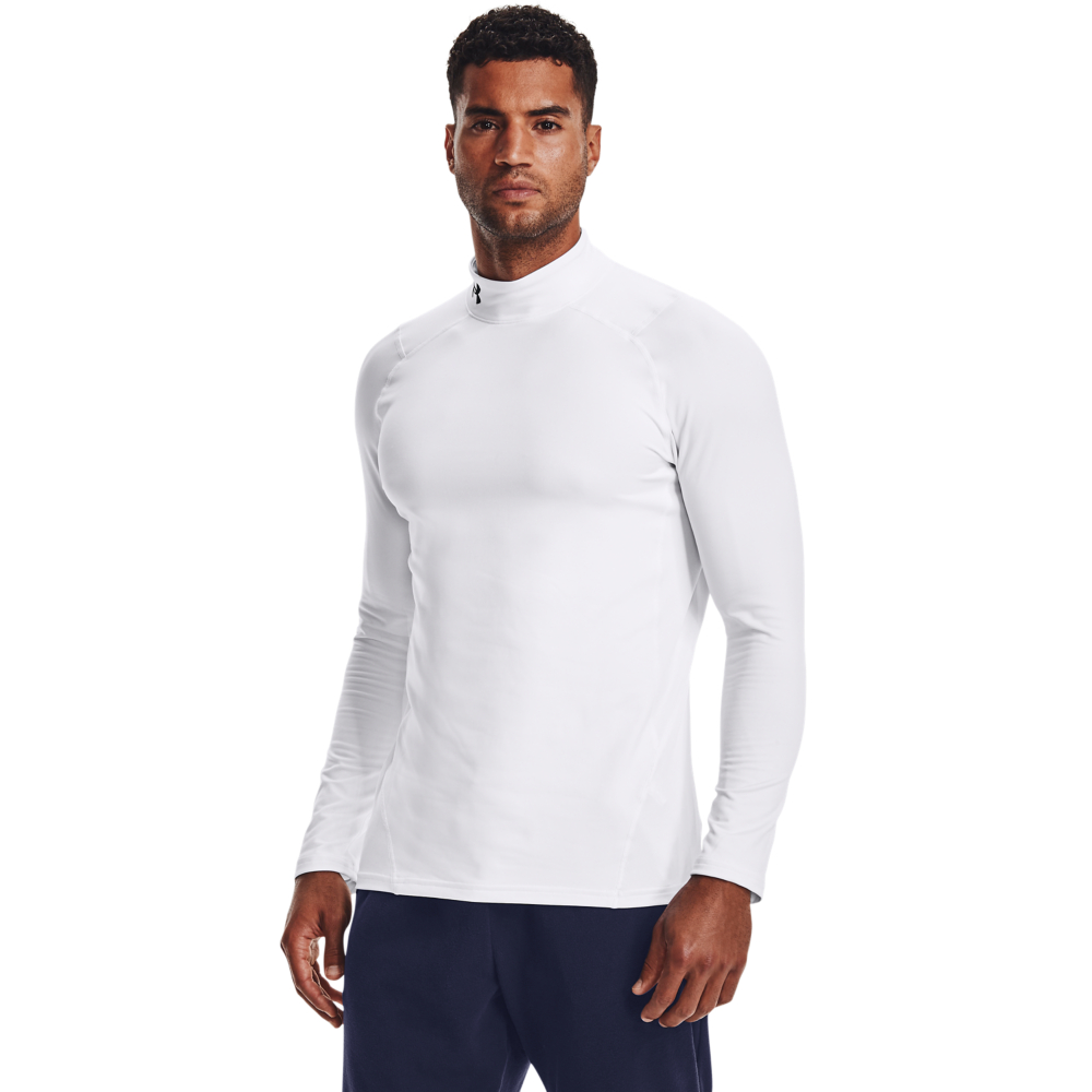 Under Armour CG Armour Fitted Mock-Wit / / Zwart