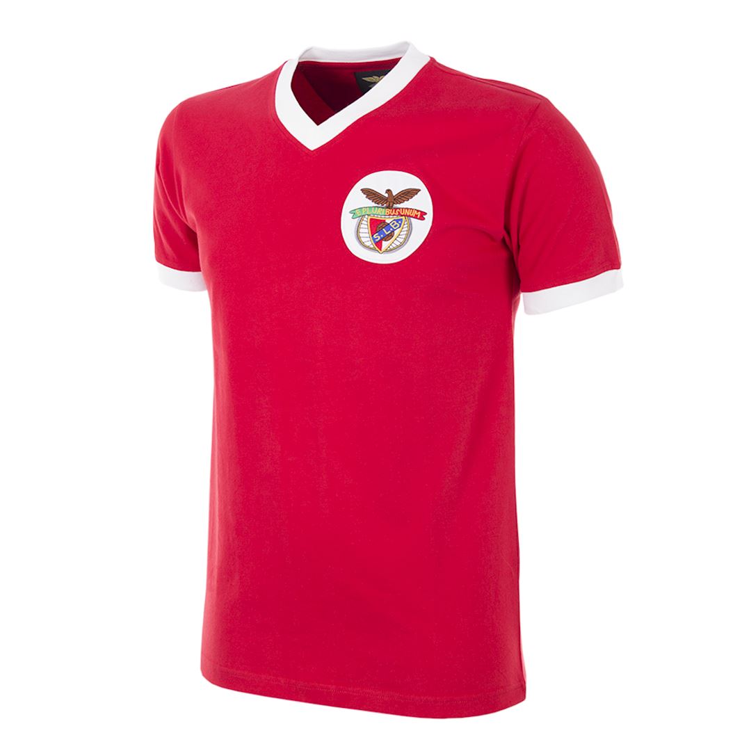 SL Benfica 1974 - 75 Retro Football Shirt Red XL