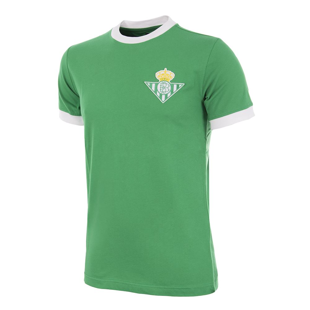 Real Betis 1970's Away Retro Football Shirt Green S