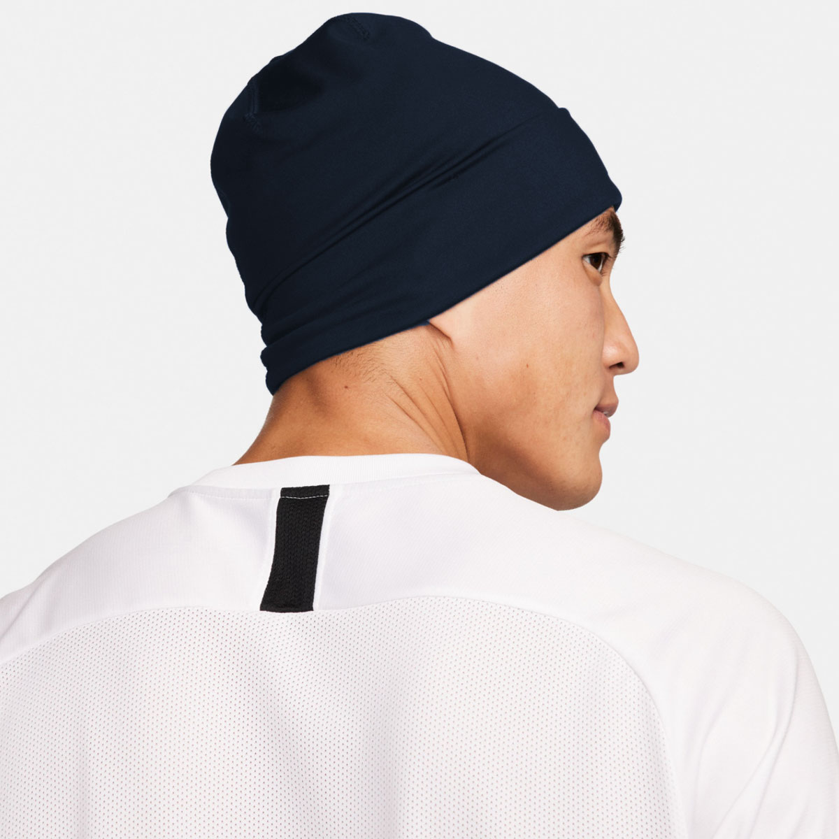 Nike Peak Beanie Donkerblauw Wit, foto 2