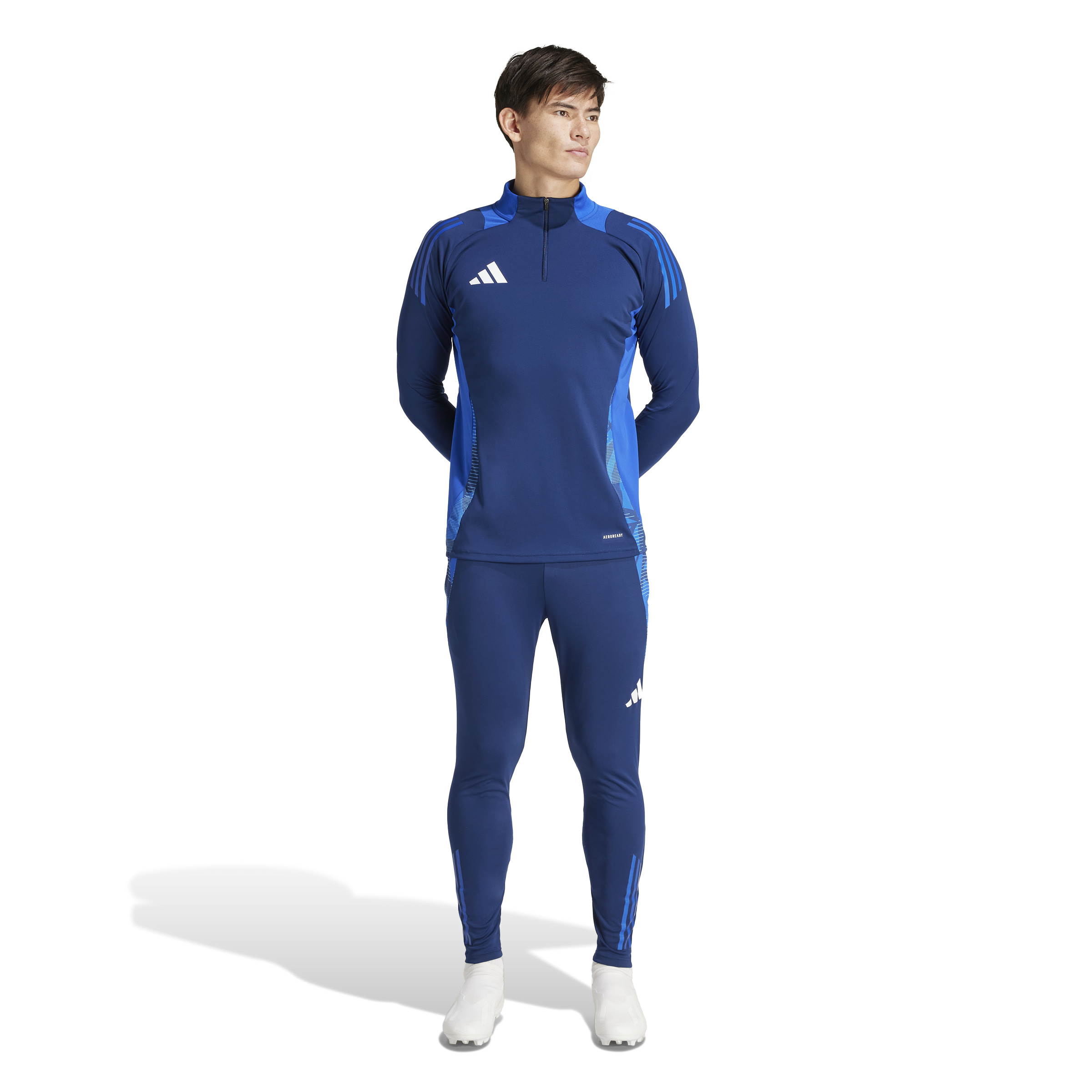 Adidas Tiro 24 Competition Trainingspak 1/4-Zip Donkerblauw Blauw