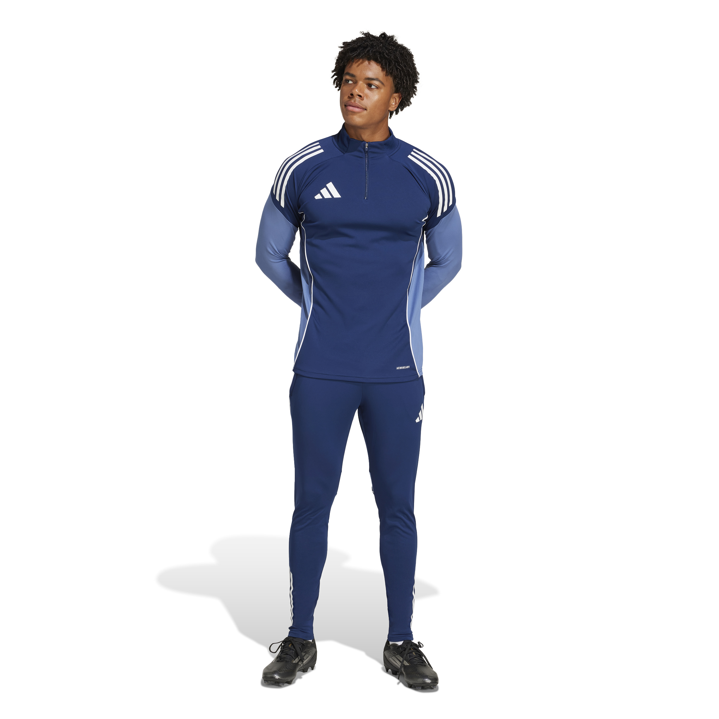 Adidas Tiro 25 Competition Trainingspak 1/4-Zip Donkerblauw Wit
