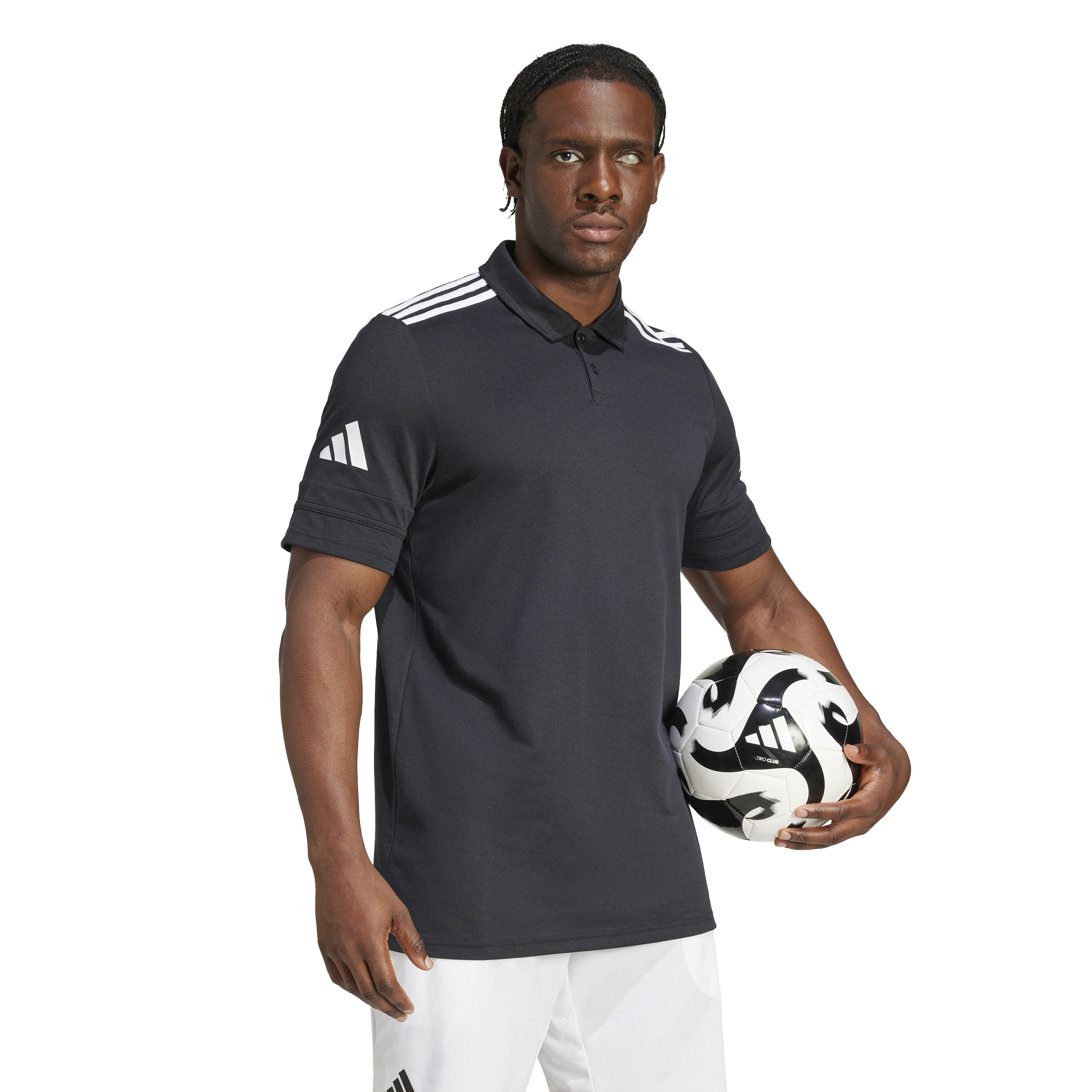 Adidas Squadra 25 Polo Zwart Wit, foto 3