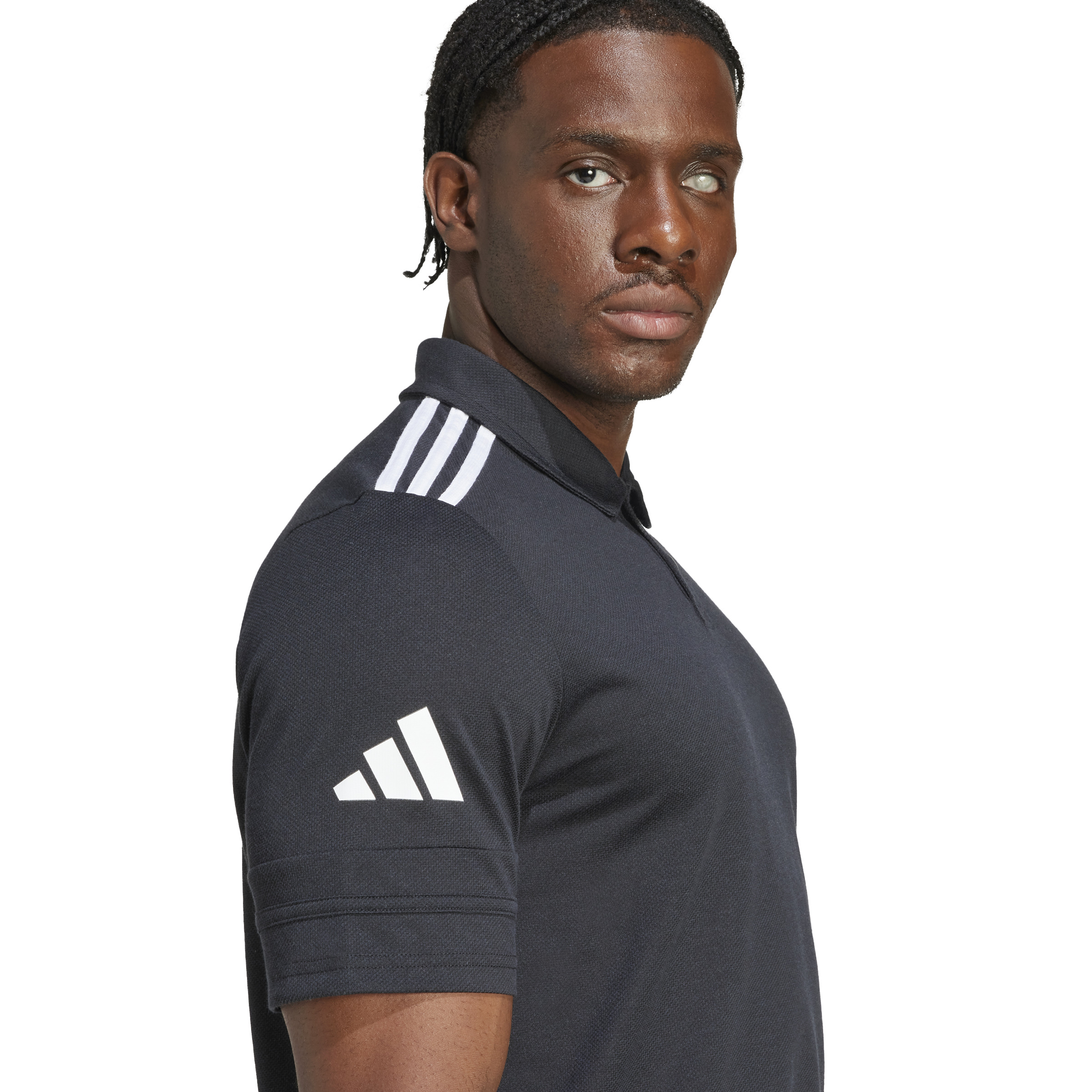 Adidas Squadra 25 Polo Zwart Wit, foto 4