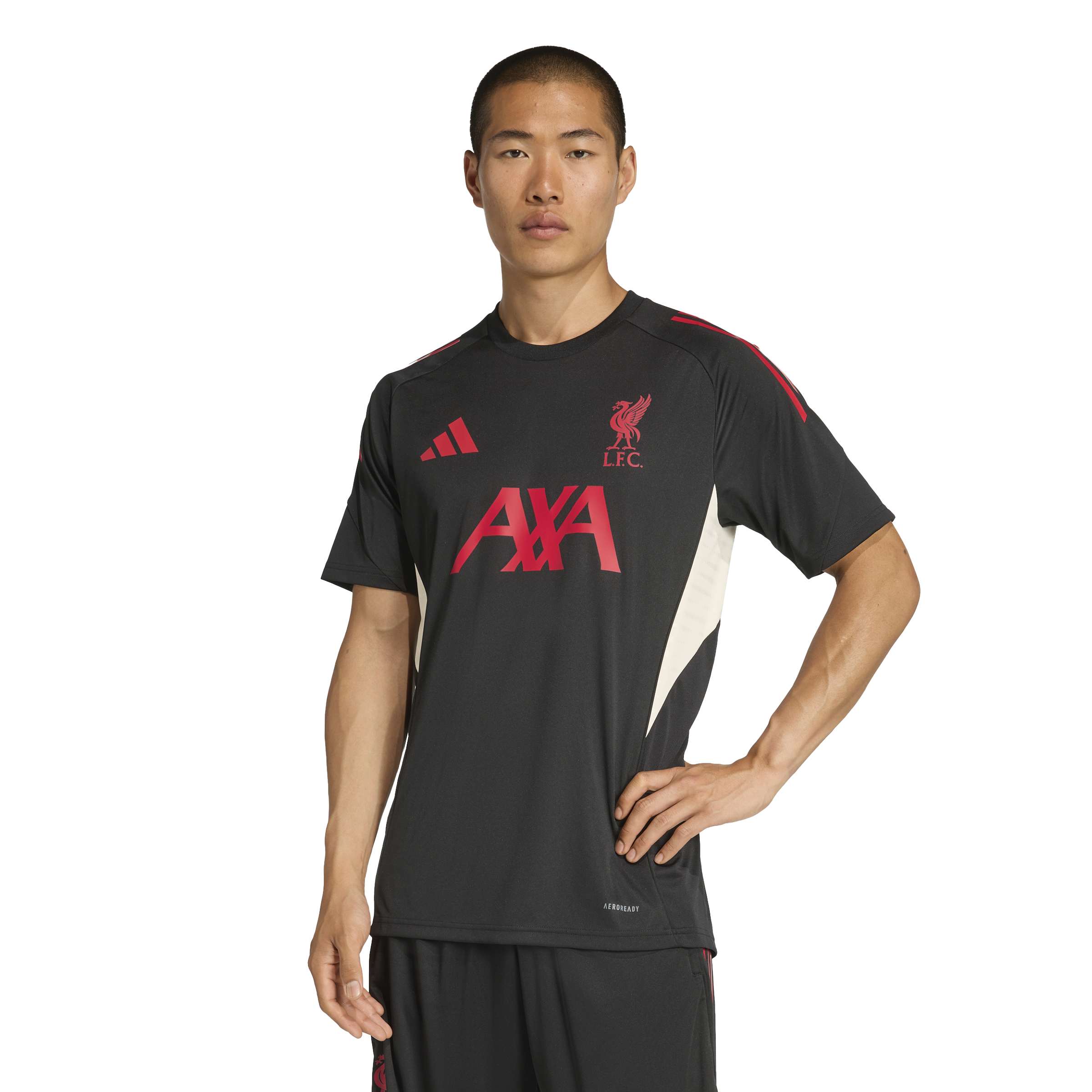 Adidas Liverpool Trainingsshirt 2025-2026 Zwart Rood Wit