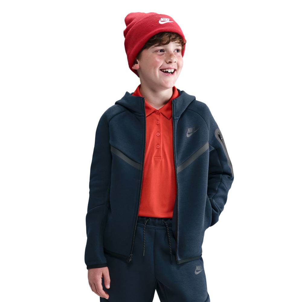 Nike Sportswear Tech Fleece Vest Kids Donkerblauw Zwart