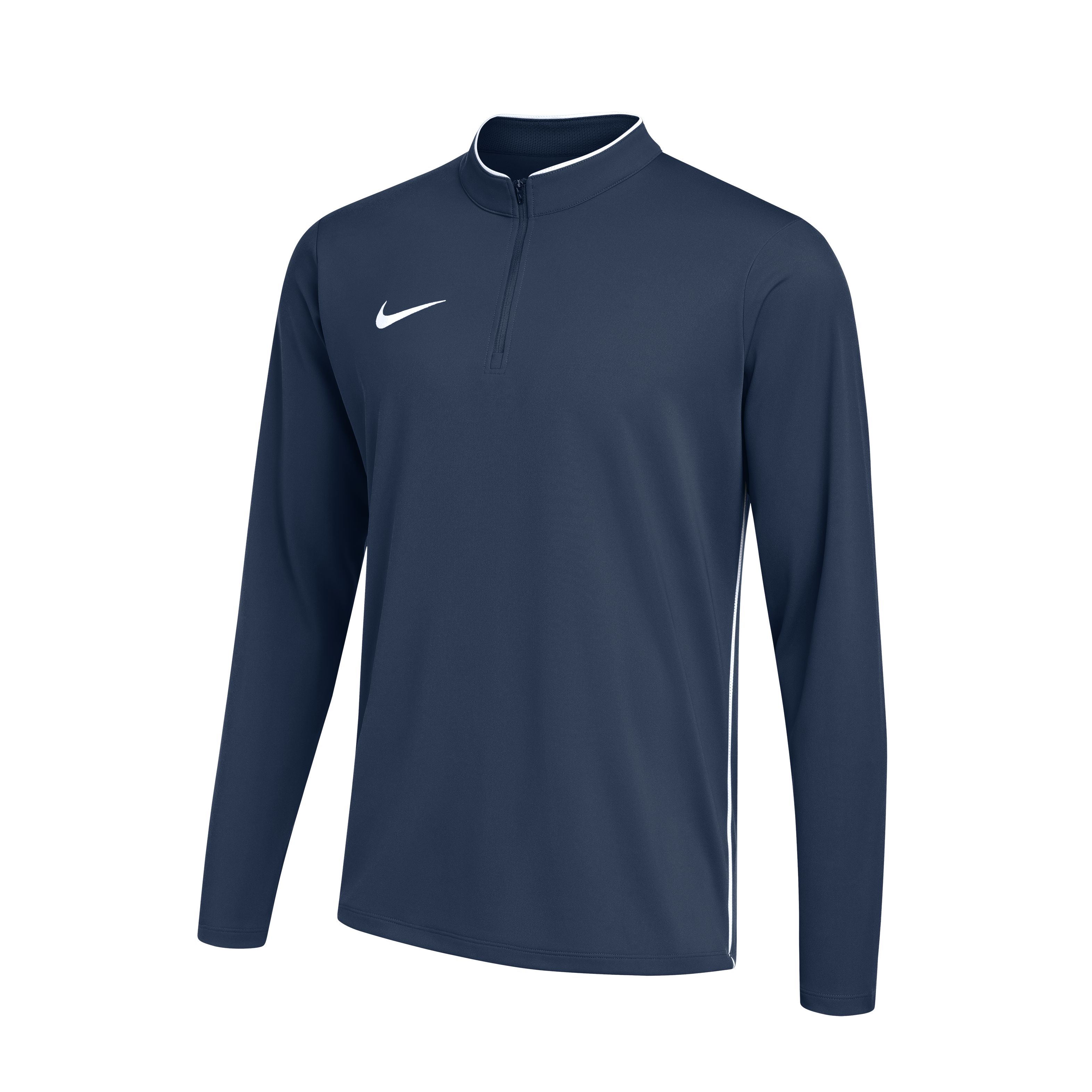 Nike Dri-FIT Park 26 Trainingstrui 1/4-Zip Donkerblauw Wit