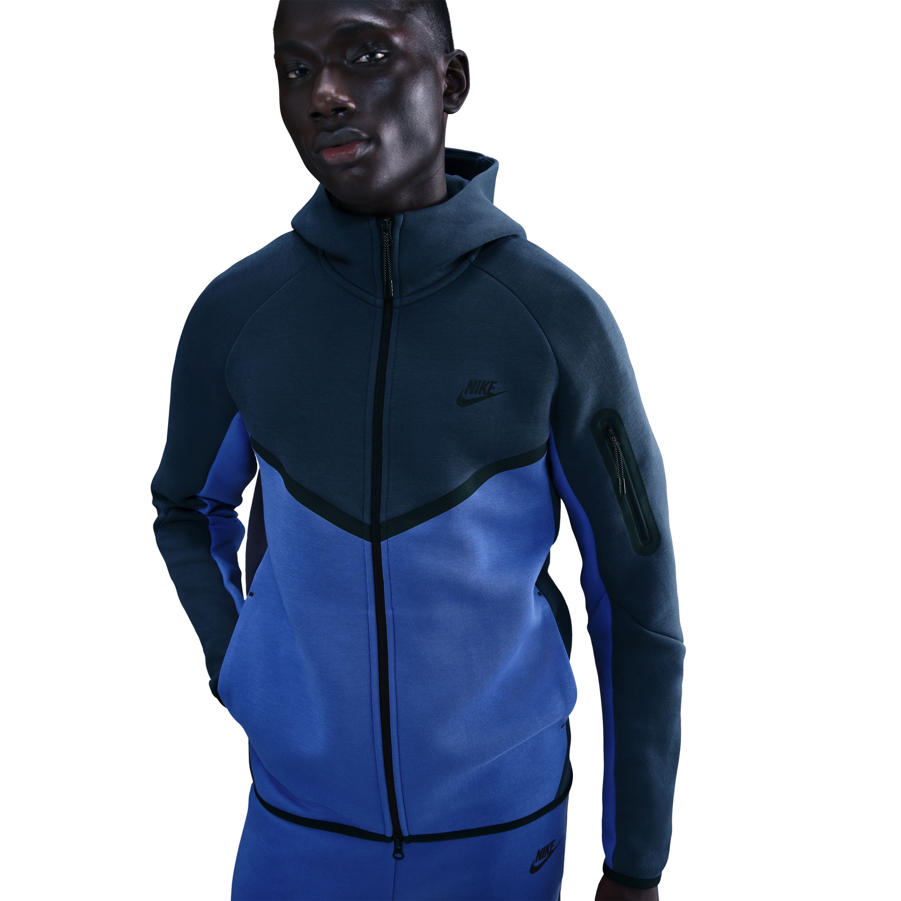 Nike Tech Fleece Sportswear Vest Donkerblauw Paars