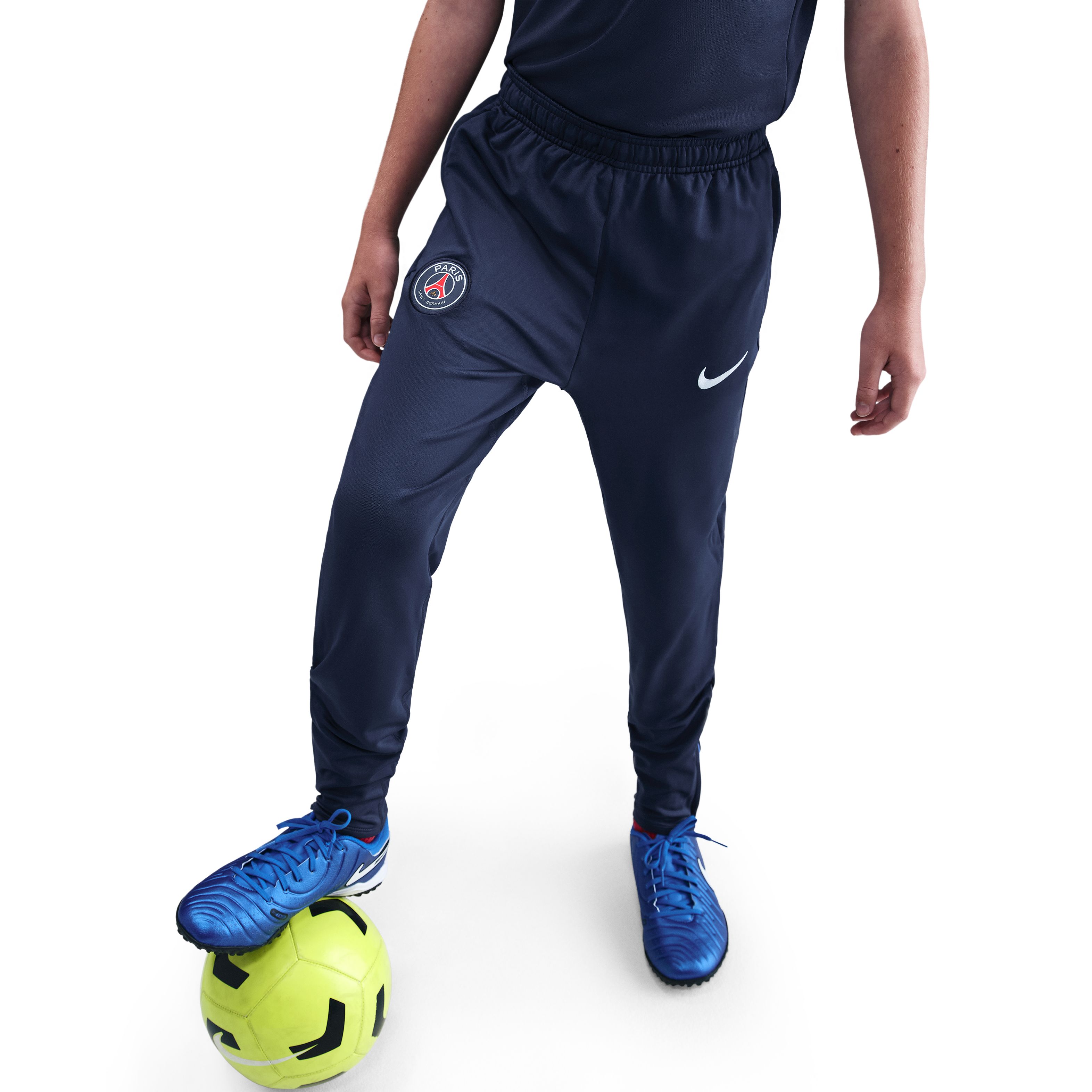 Nike Paris Saint-Germain Strike Trainingsbroek 2025-2026 Kids Donkerblauw Wit