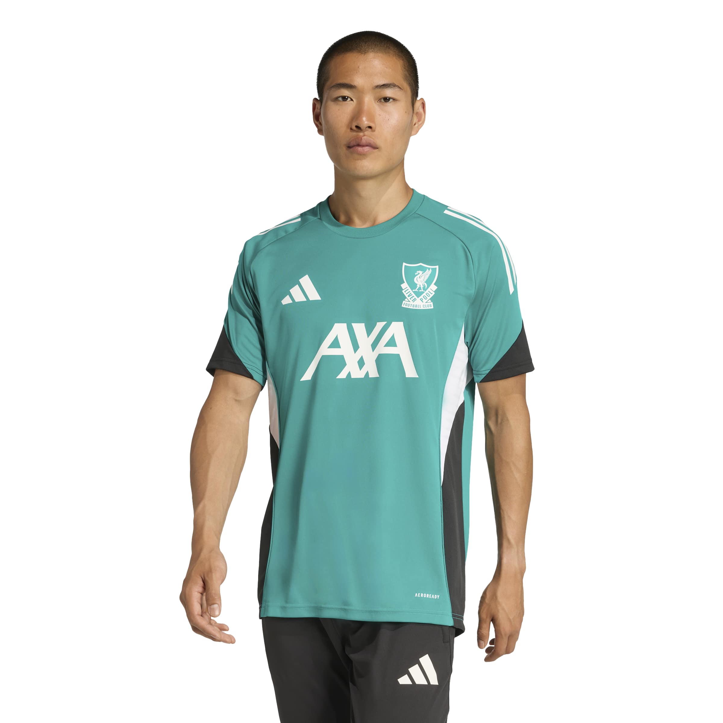 Adidas Liverpool Trainingsshirt Europees 2025-2026 Groen Wit Zwart