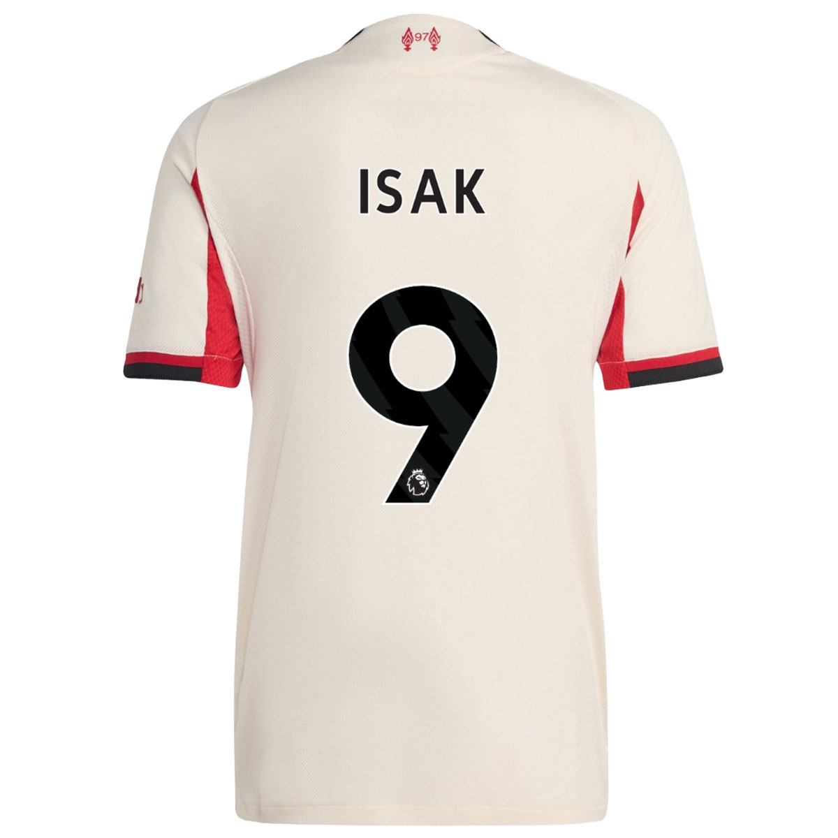 Liverpool Away Authentic 2025/26 — Isak #9