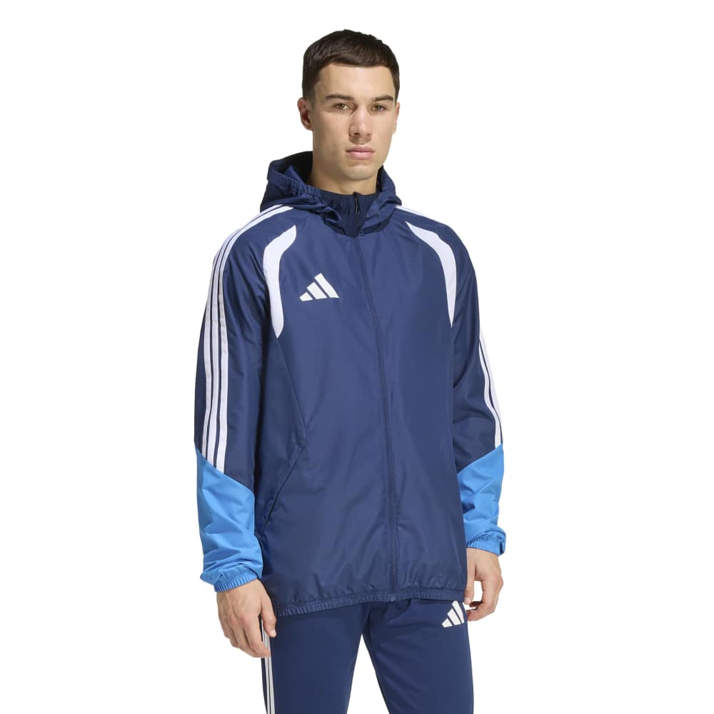 Adidas Tiro 26 Competition Allweather Jack Donkerblauw Blauw