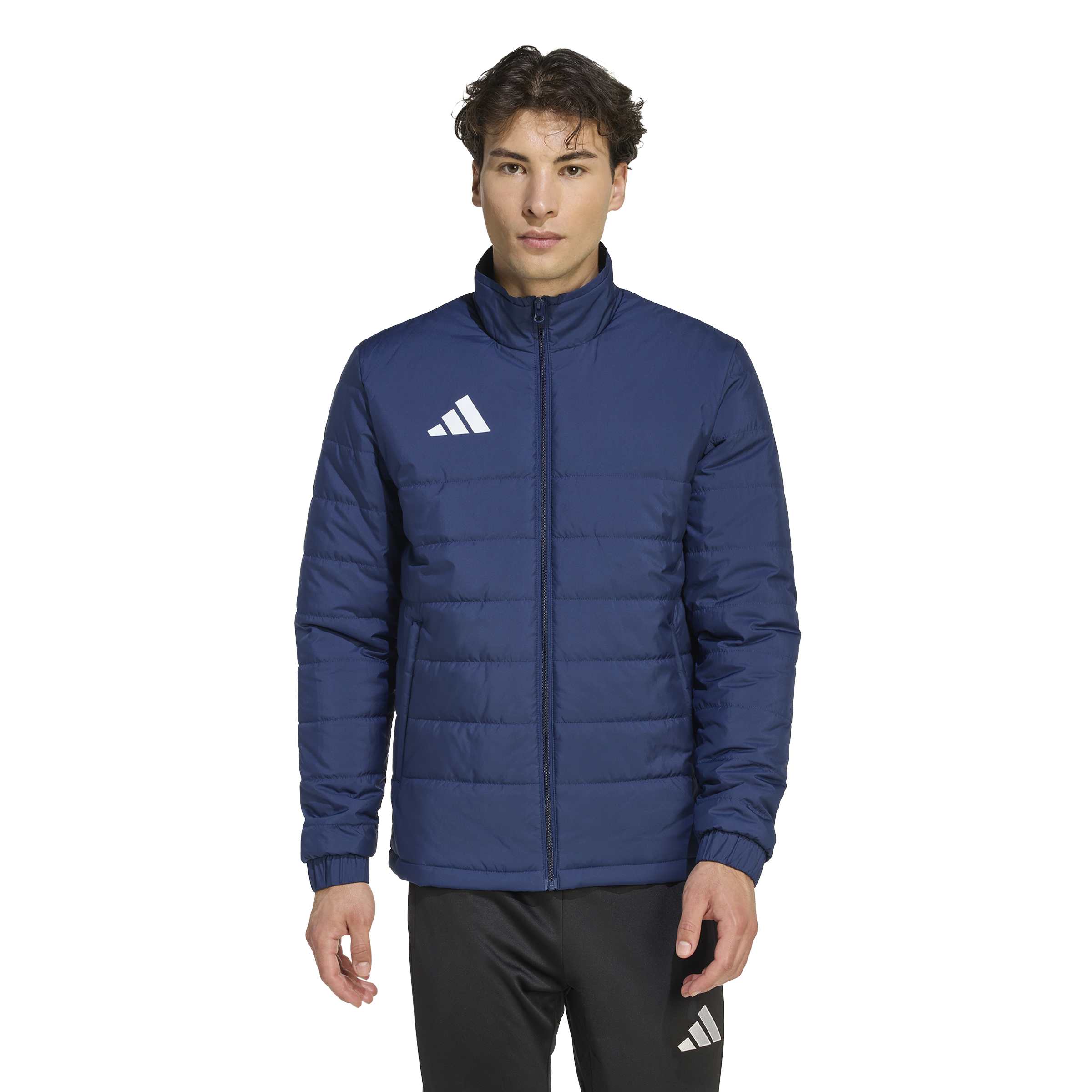 Adidas Entrada 26 Tussenjas Donkerblauw Wit