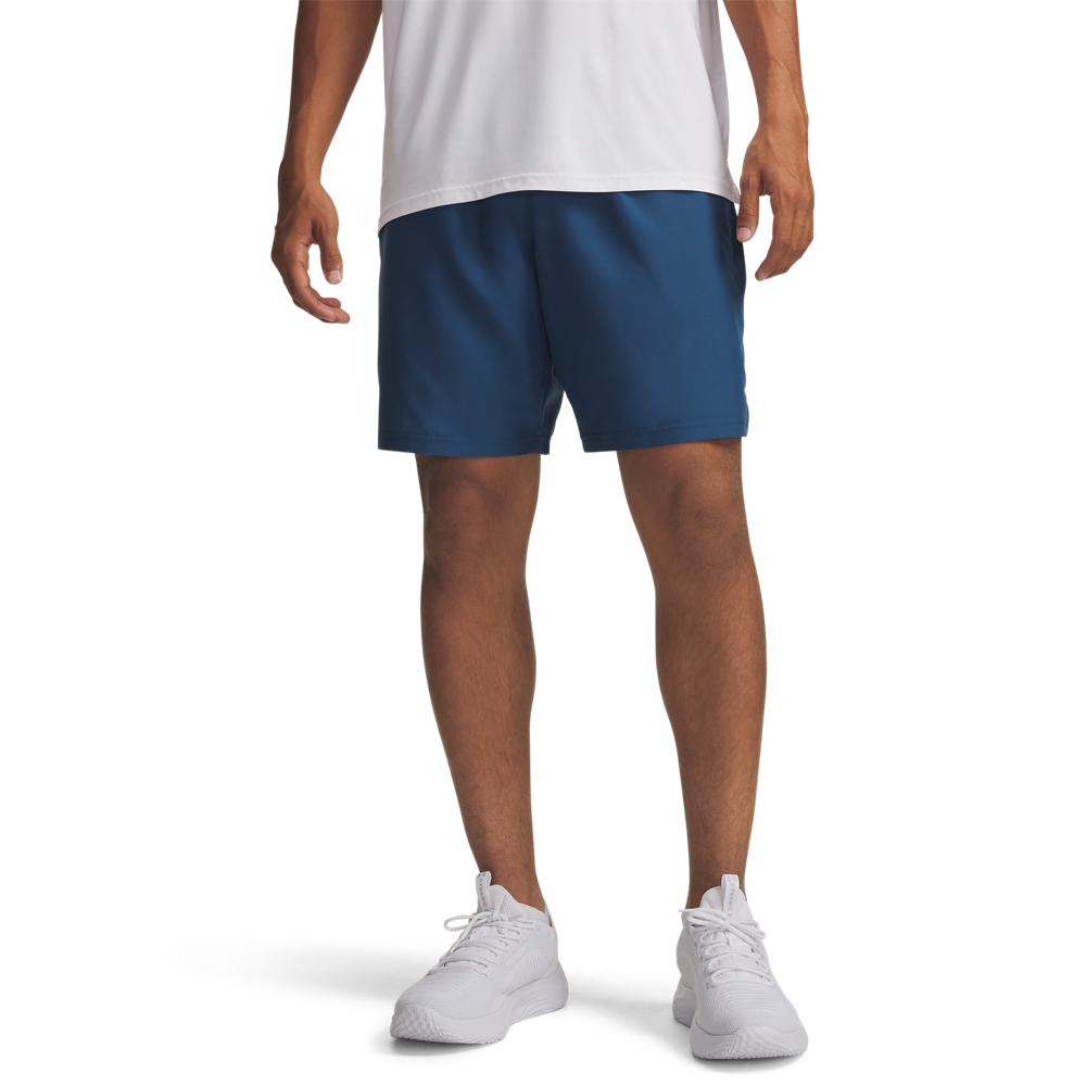 Under Armour Tech Woven Wordmark Trainingsbroekje Donkerblauw