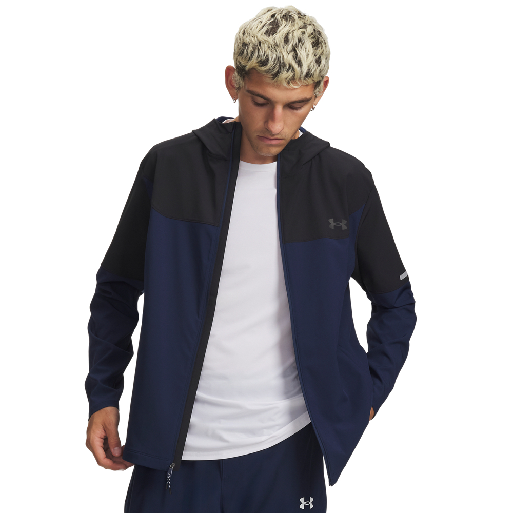 Under Armour Tech Utility Woven Jack Donkerblauw Zwart