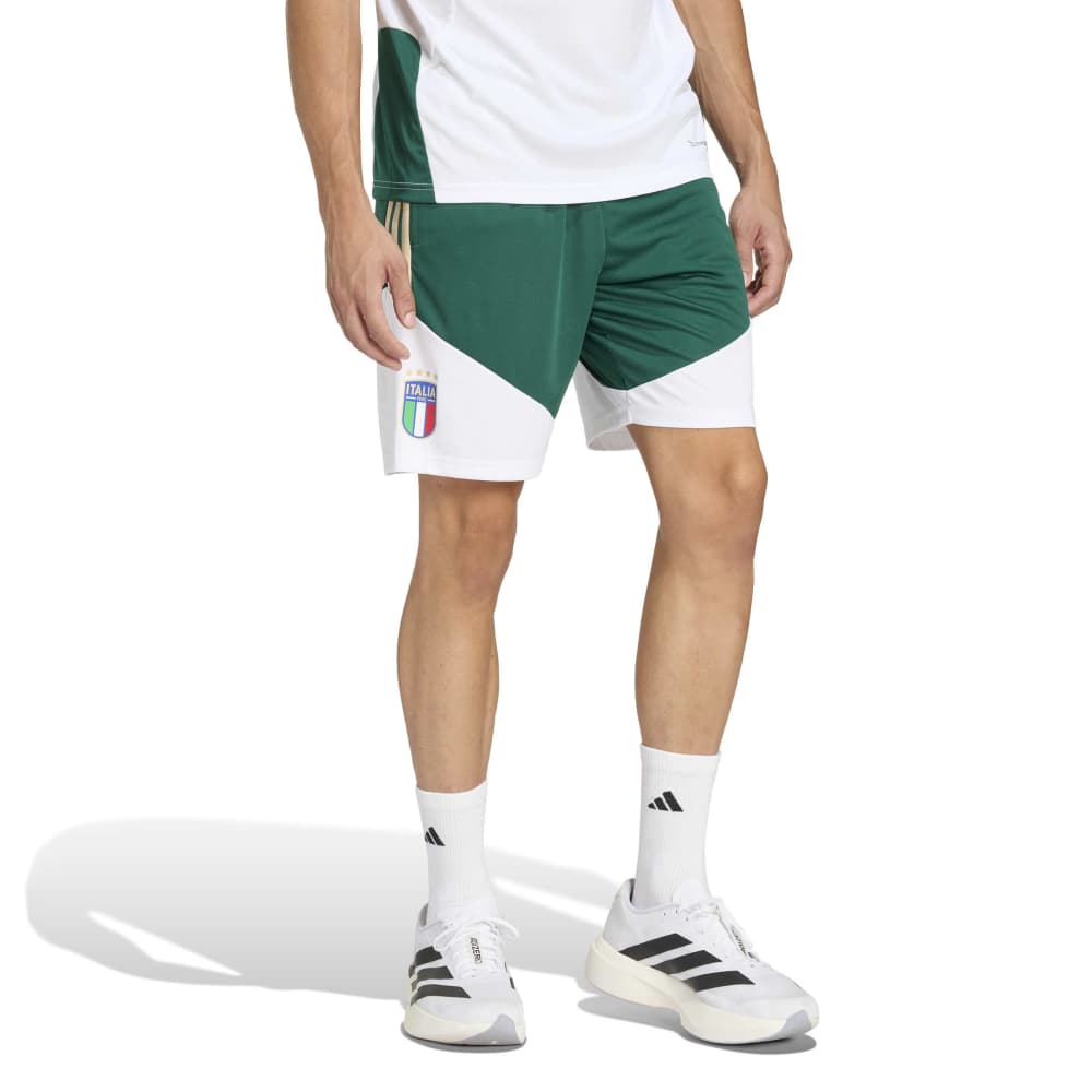 Adidas Itali&euml; Trainingsbroekje 2026-2028 Groen Wit Goud