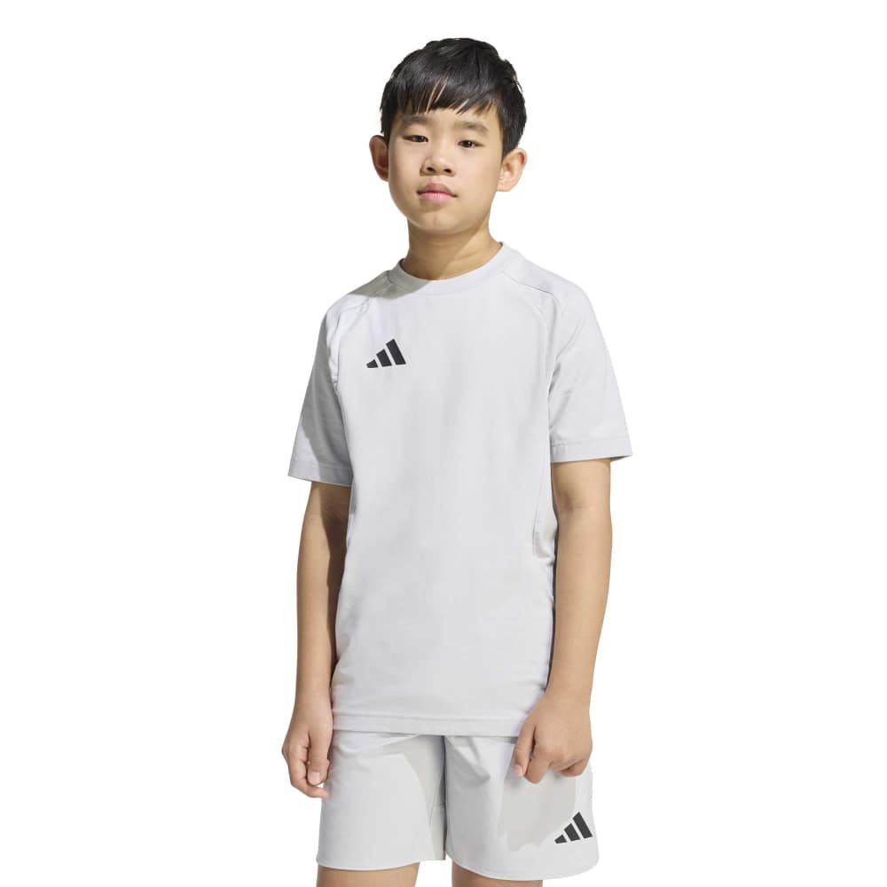 adidas Tiro Travel Trainingsshirt Kids Grijs Zwart
