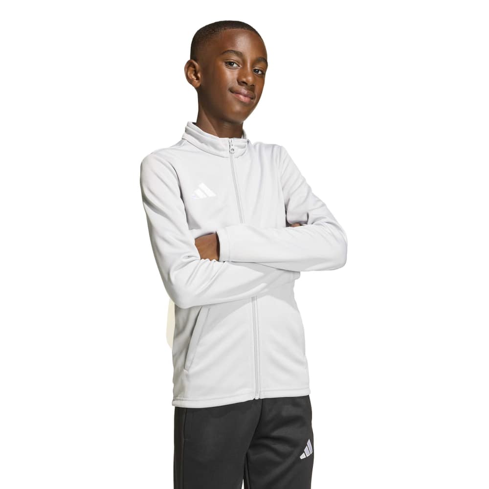 Adidas Entrada 26 Trainingsjack Kids Grijs Wit