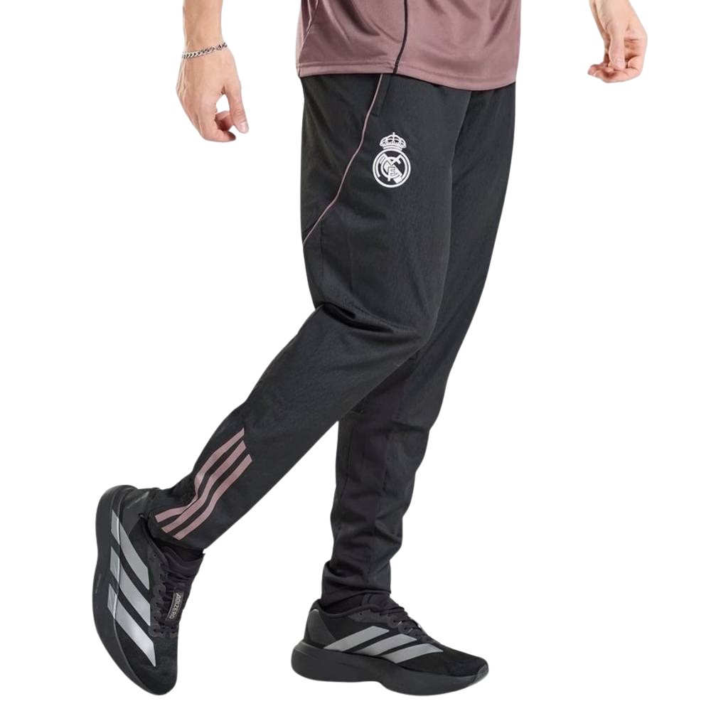 Adidas Real Madrid Presentatie Trainingsbroek 2025-2026 Zwart Wit