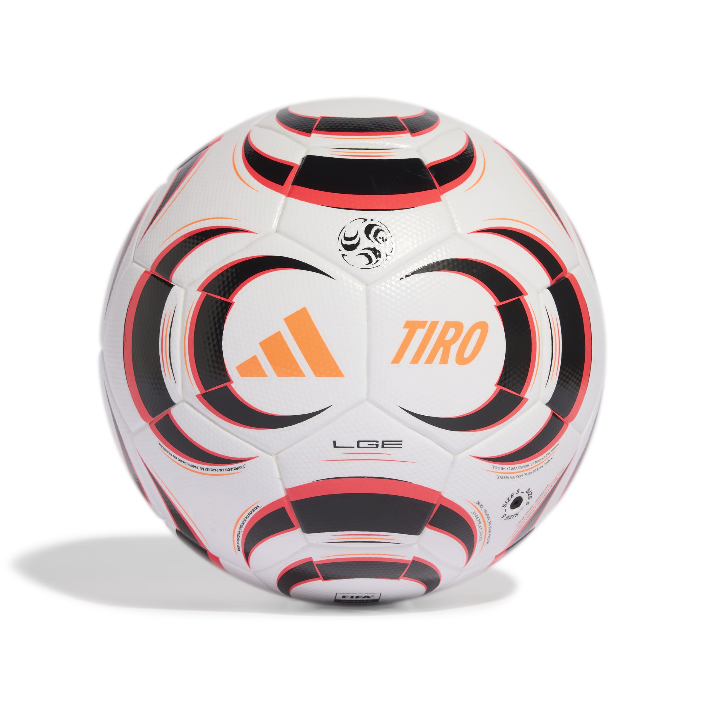 Adidas Tiro League Voetbal Maat 5 Wit Zwart Rood