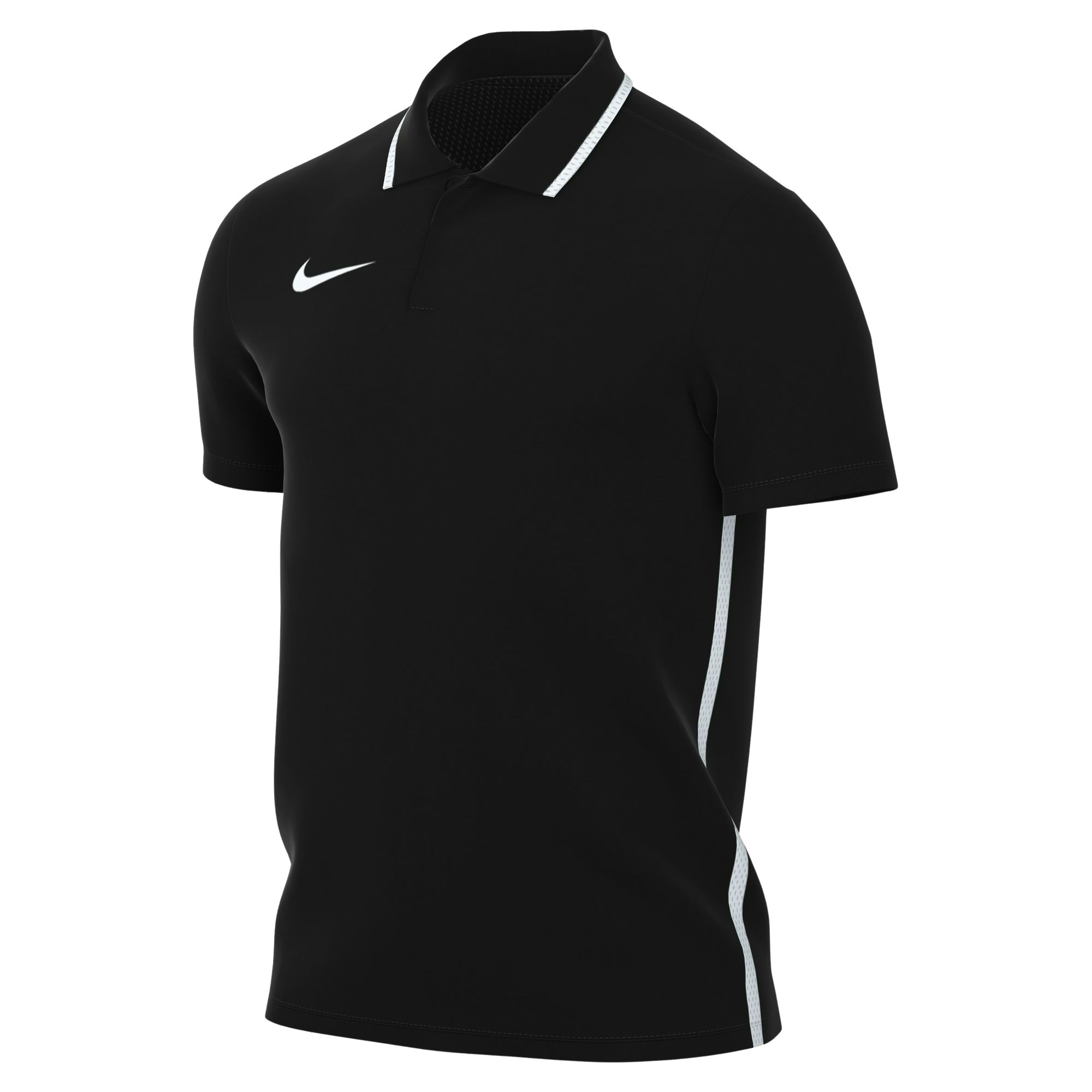 Nike Dri-FIT Park 26 Polo 1/4 Knoop Zwart Wit