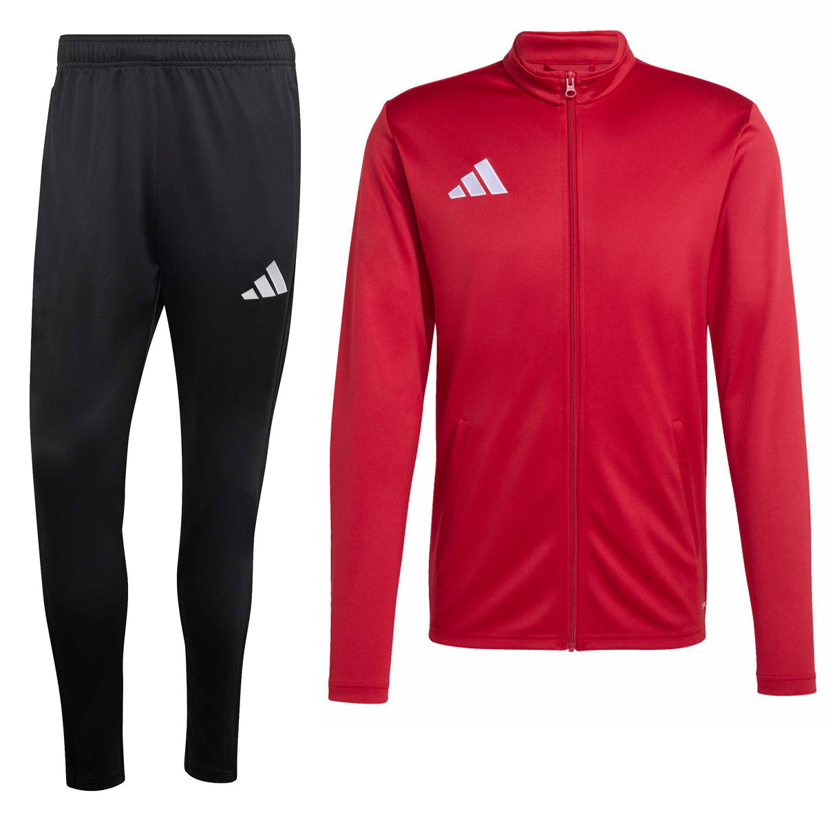 Adidas Entrada 26 Trainingspak Full-Zip Rood Zwart