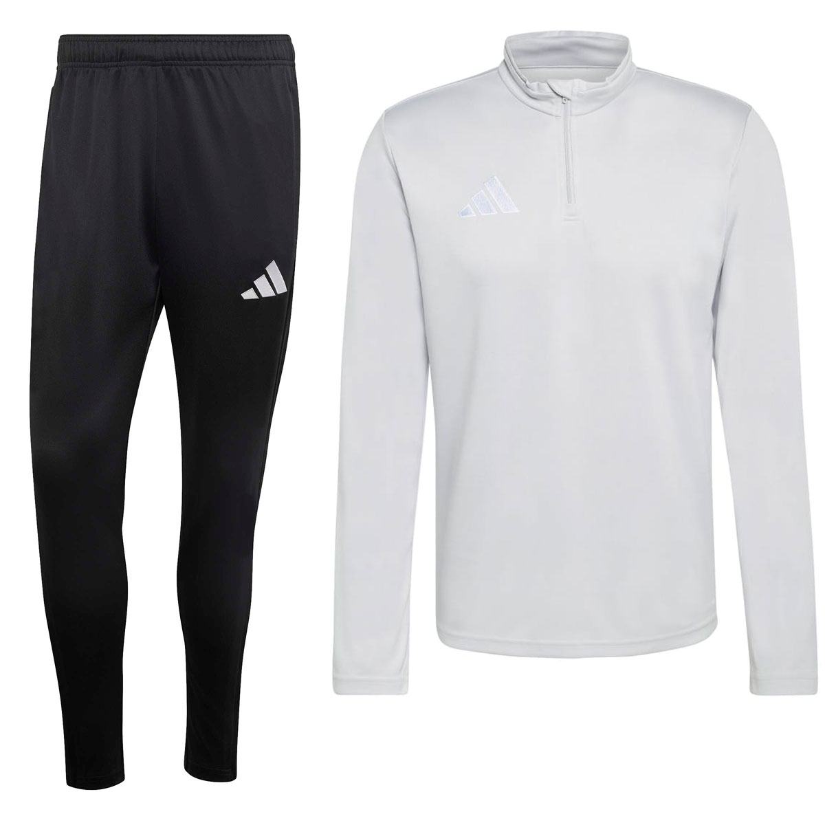Adidas Entrada 26 Trainingspak 1/4-Zip Grijs Zwart