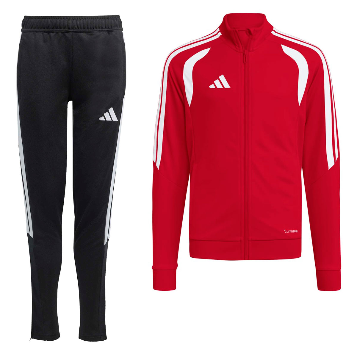 Adidas Tiro 26 League Trainingspak Full-Zip Kids Rood Zwart