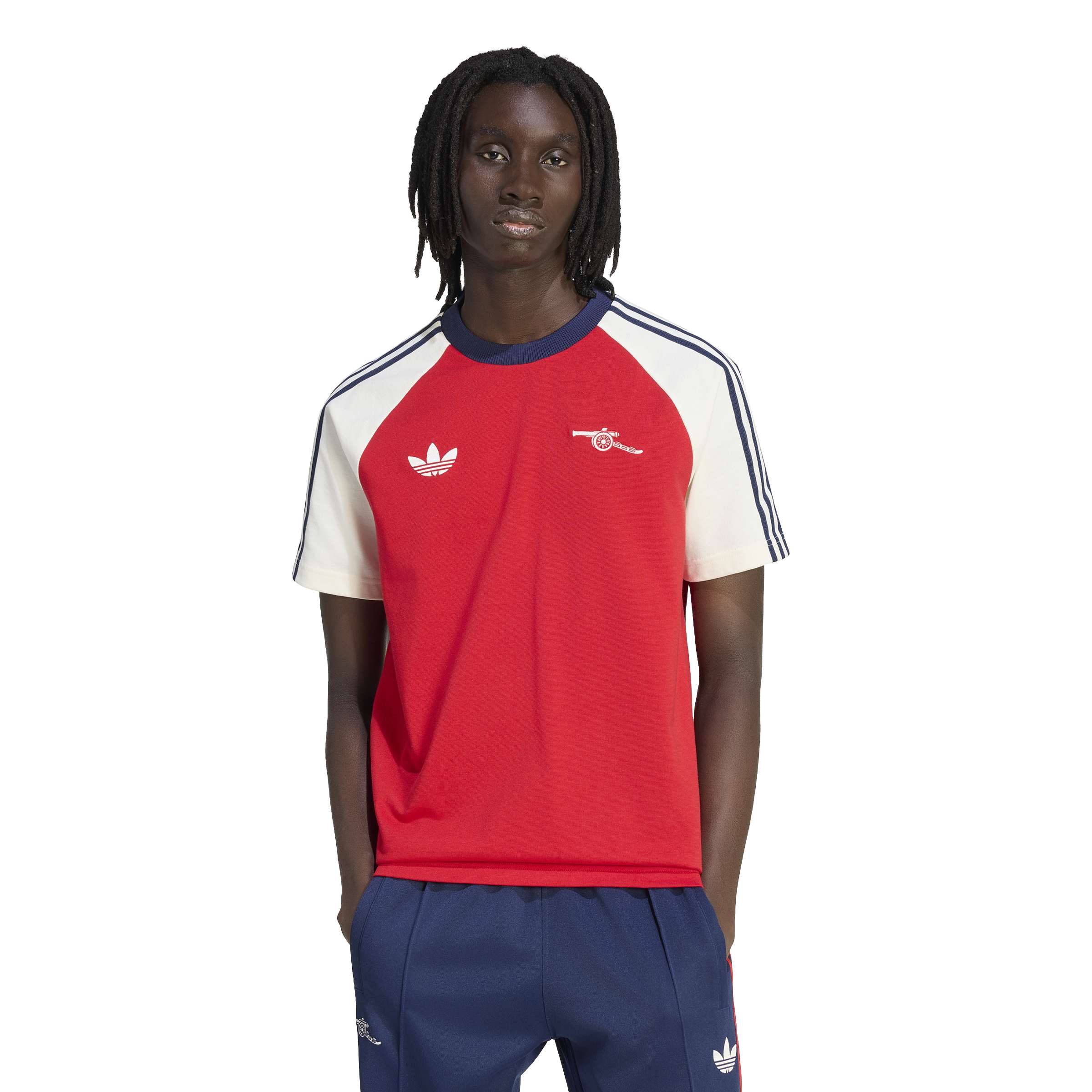 Adidas Arsenal Originals T-Shirt Rood Wit Donkerblauw