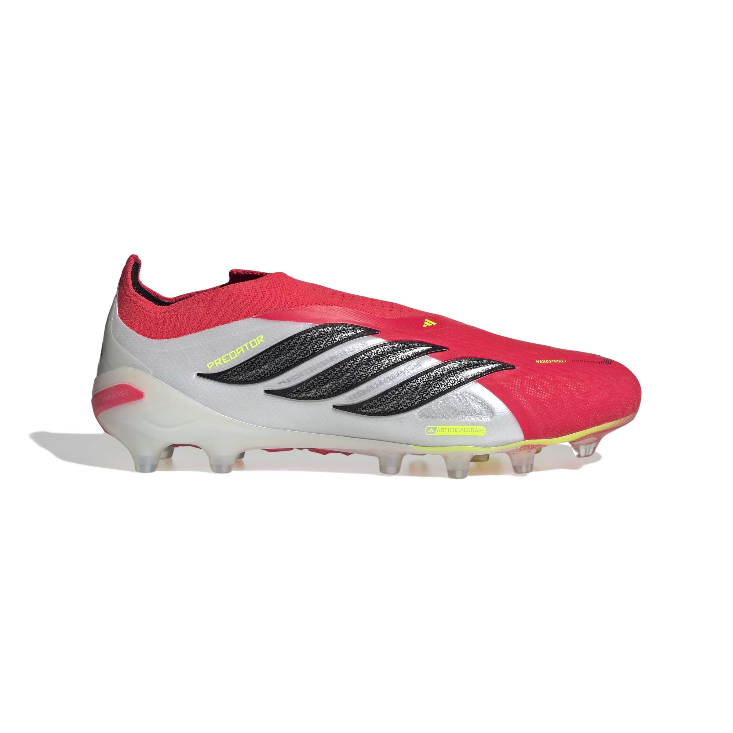 Adidas Predator Elite Veterloze Kunstgras Voetbalschoenen (AG) Rood Wit Zwart