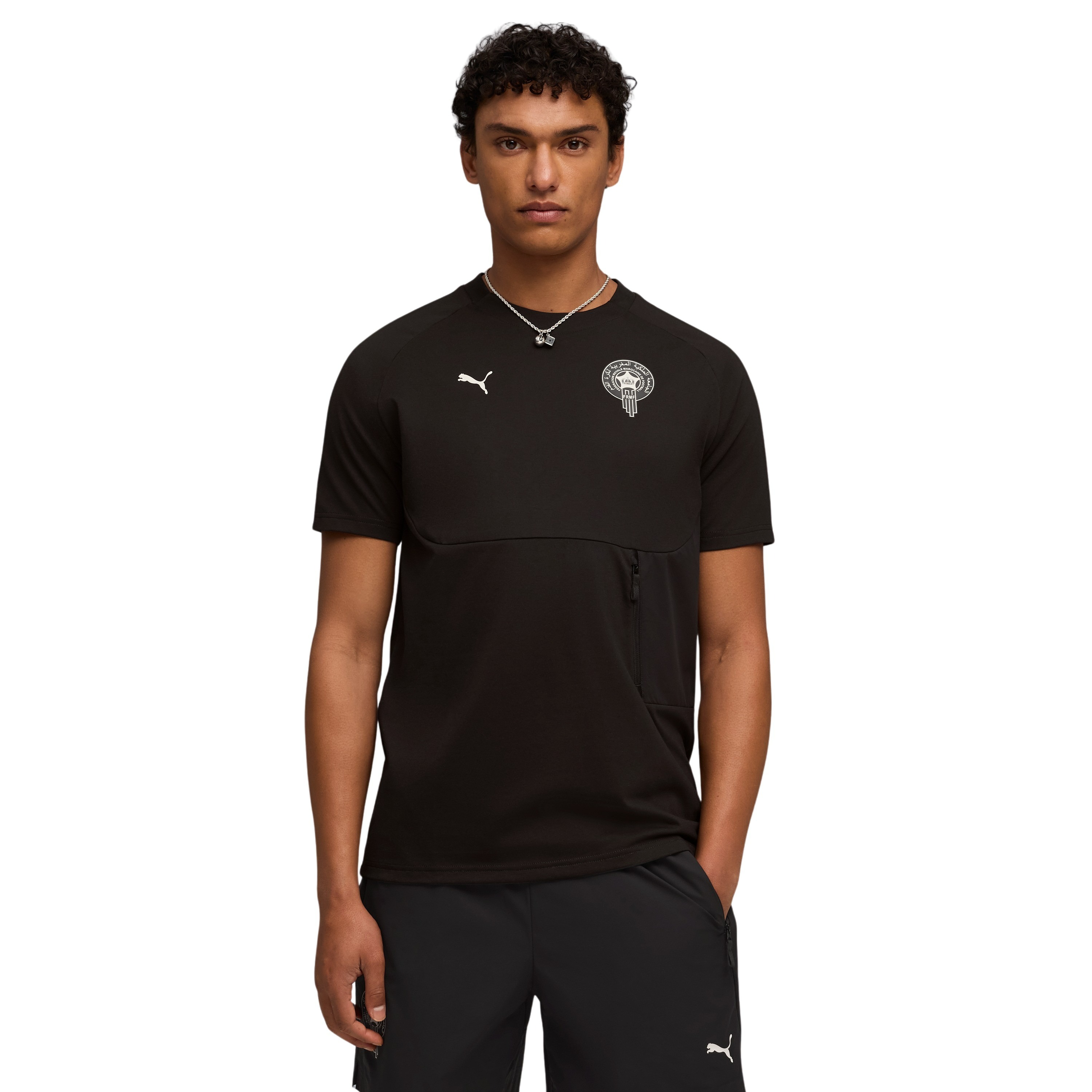 PUMA Marokko tech T-Shirt 2026-2028 Zwart Wit