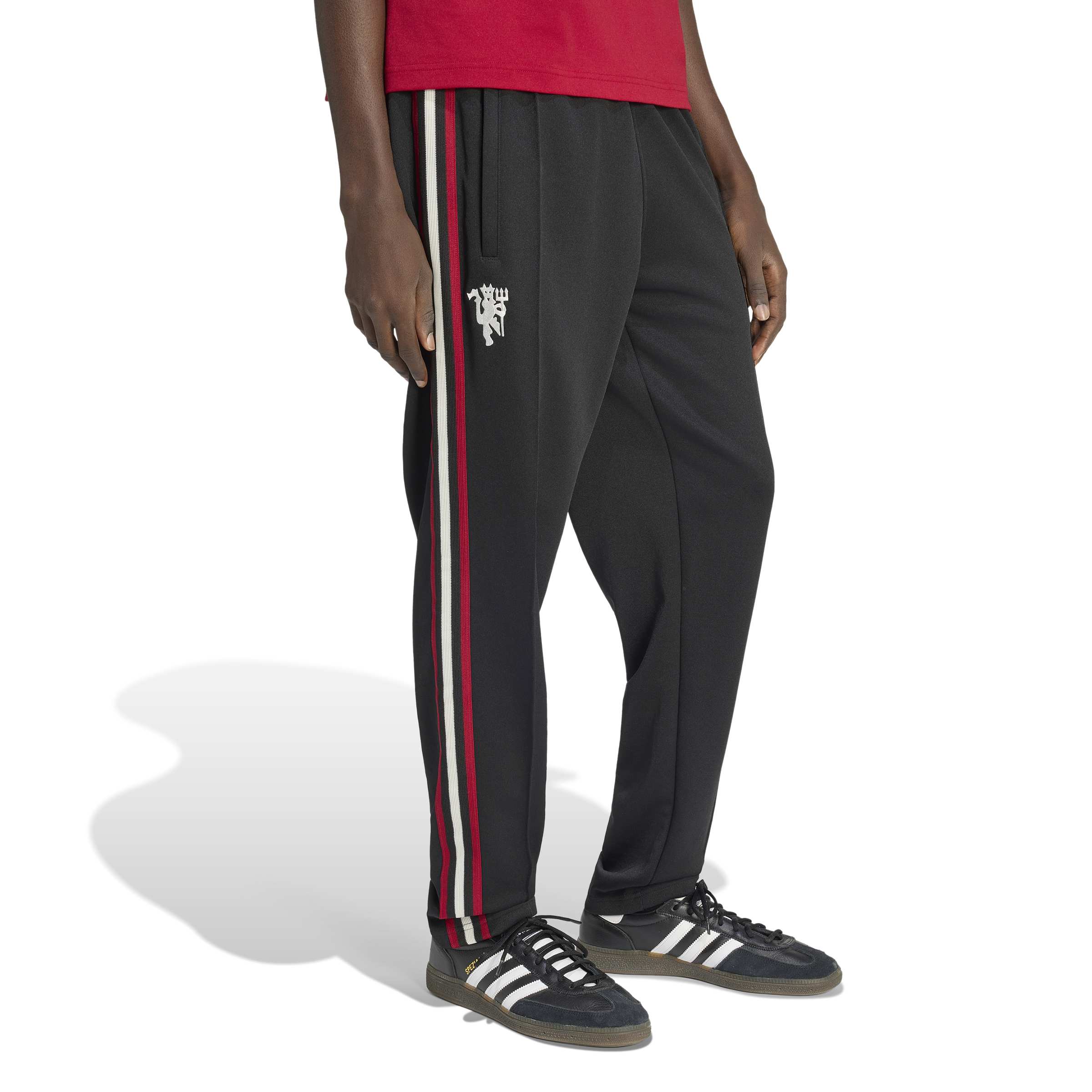 Adidas Manchester United Originals Trainingsbroek Zwart Wit Rood