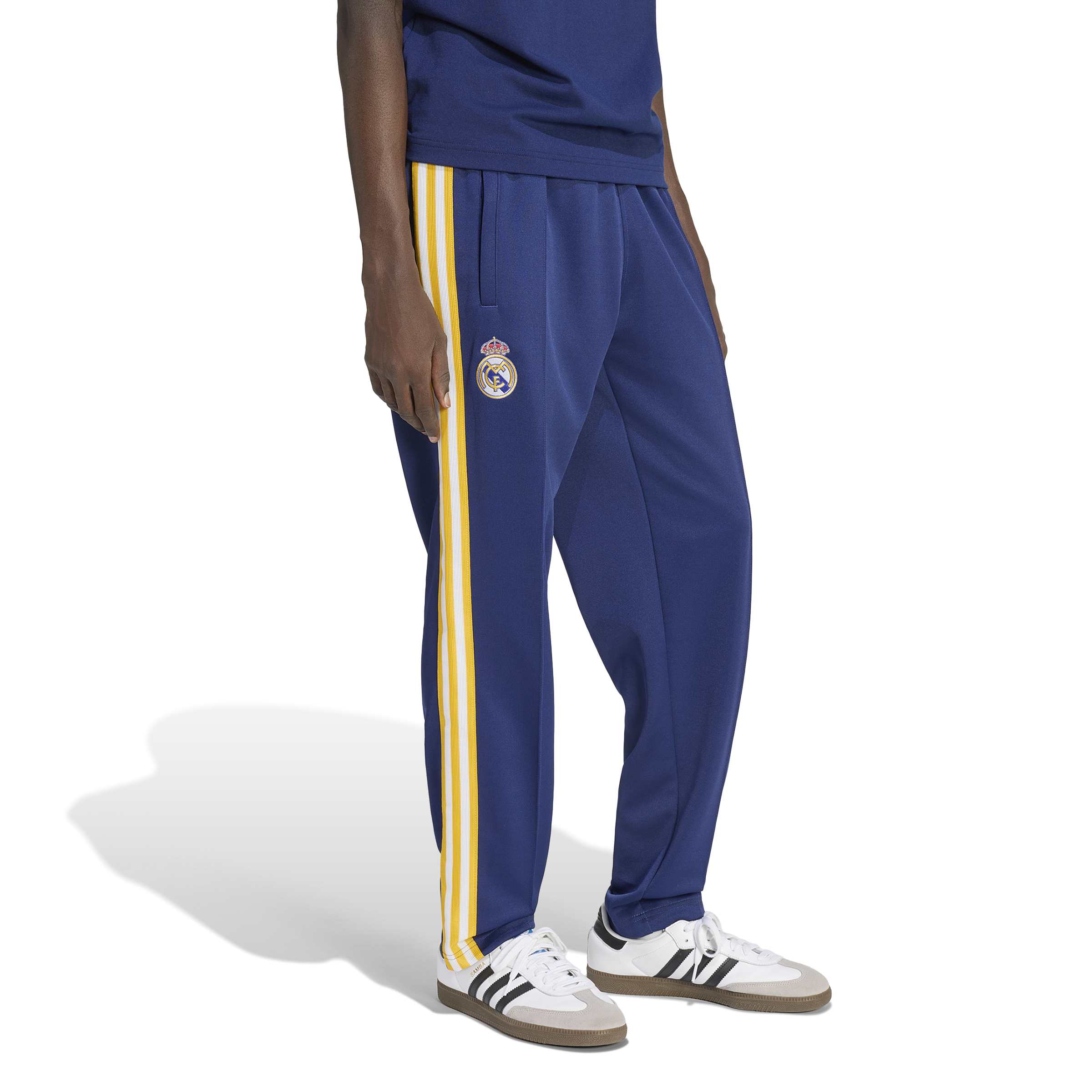 Adidas Real Madrid Originals Trainingsbroek Donkerblauw Wit Goud
