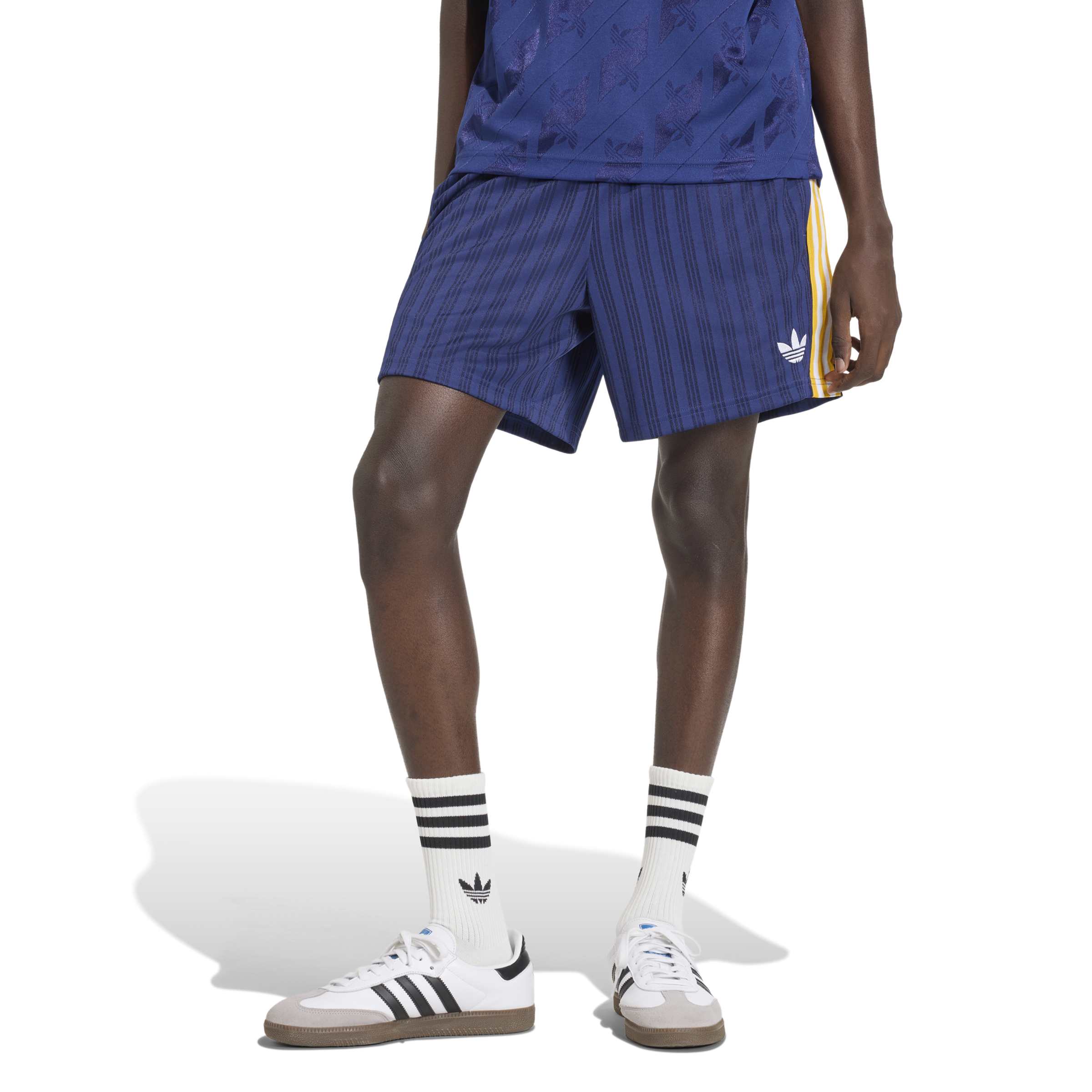 Adidas Real Madrid Originals Broekje Donkerblauw Wit Goud
