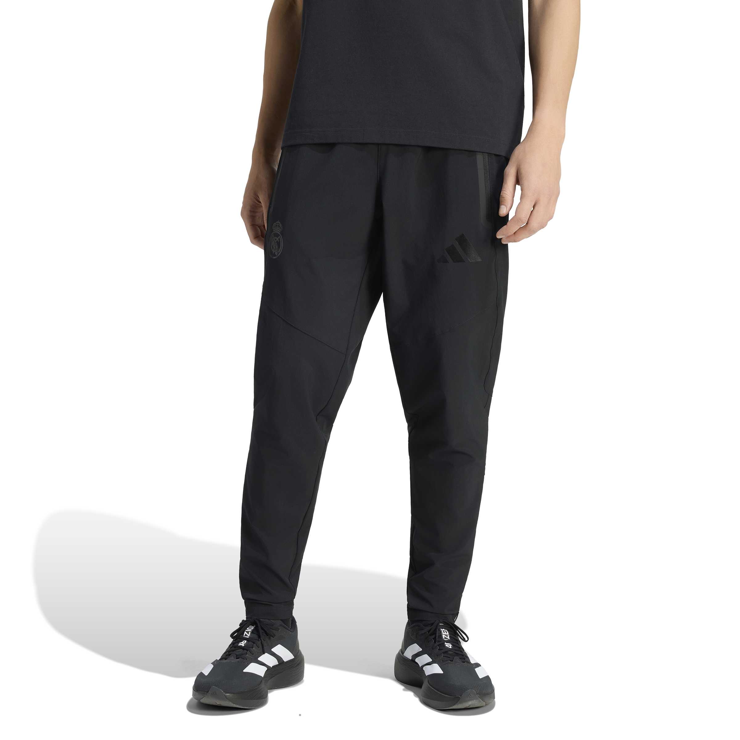 Adidas Real Madrid Tiro Travel Trainingsbroek Zwart