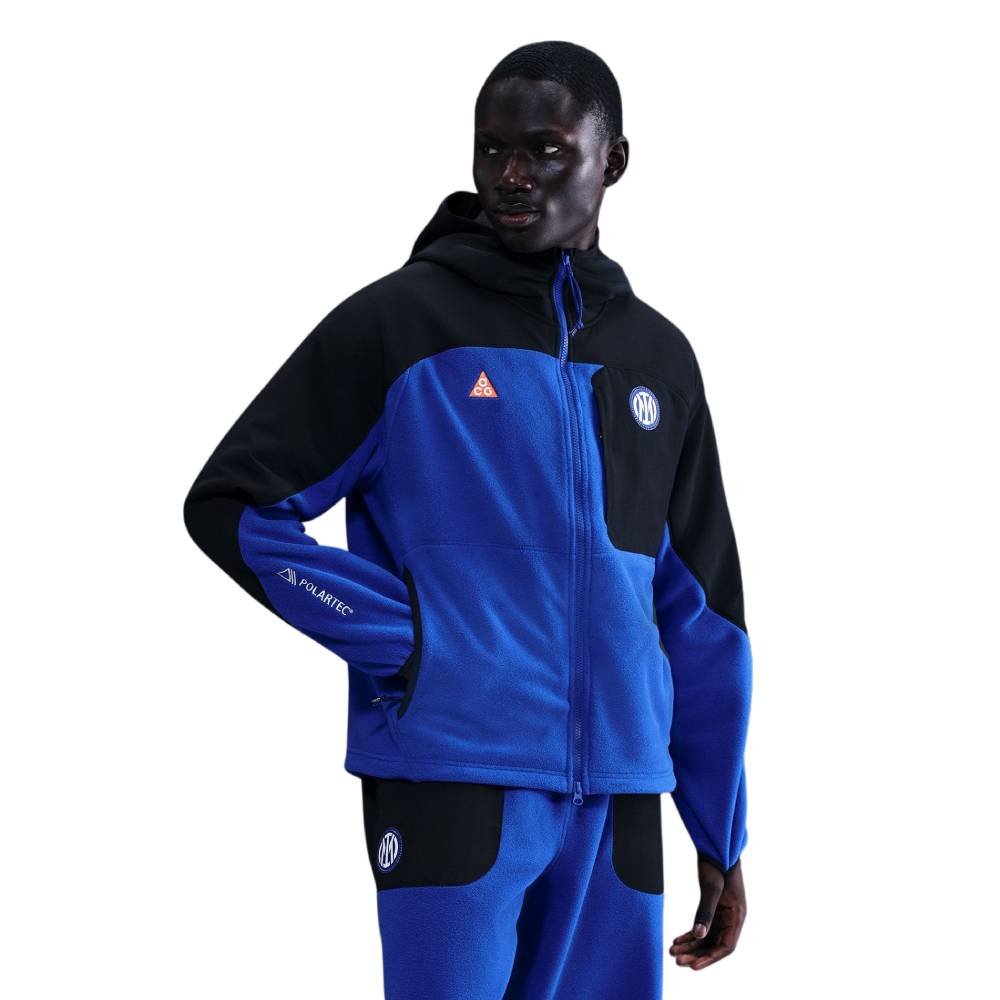 Nike Inter Milan X ACG Wolf Tree Hooded Trainingsjack 2025-2026 Donkerblauw Zwart Oranje