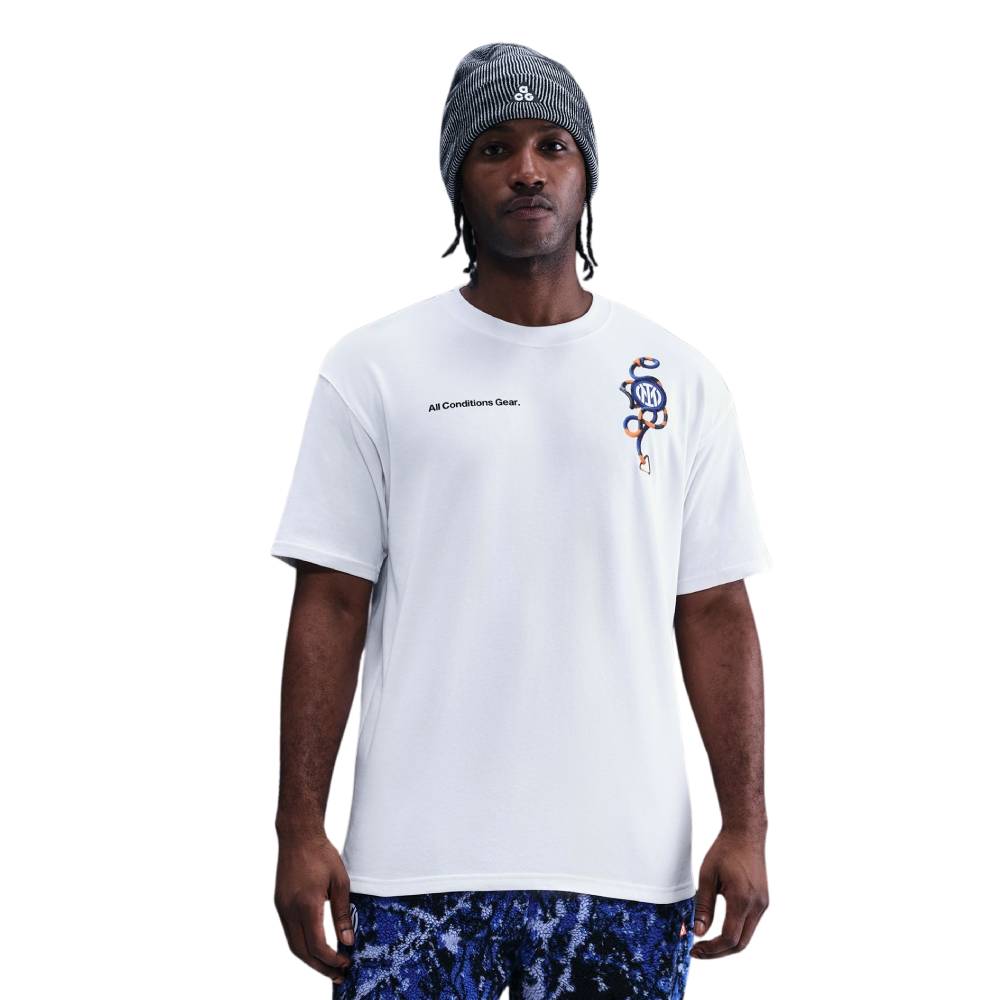 Nike Inter Milan x ACG T-Shirt 2025-2026 Wit Blauw Zwart