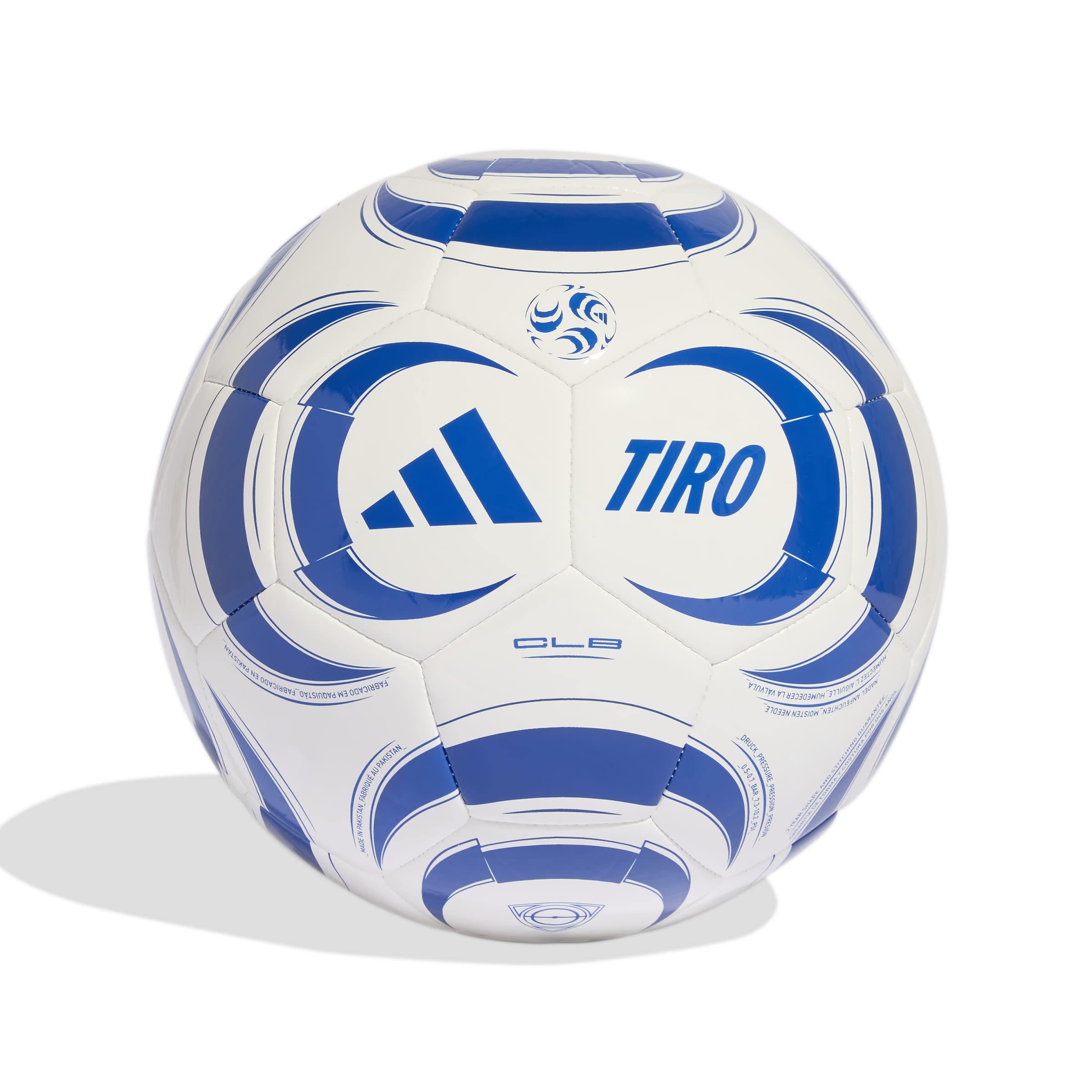 Adidas Tiro Club Voetbal Maat 3-4-5 Wit Blauw