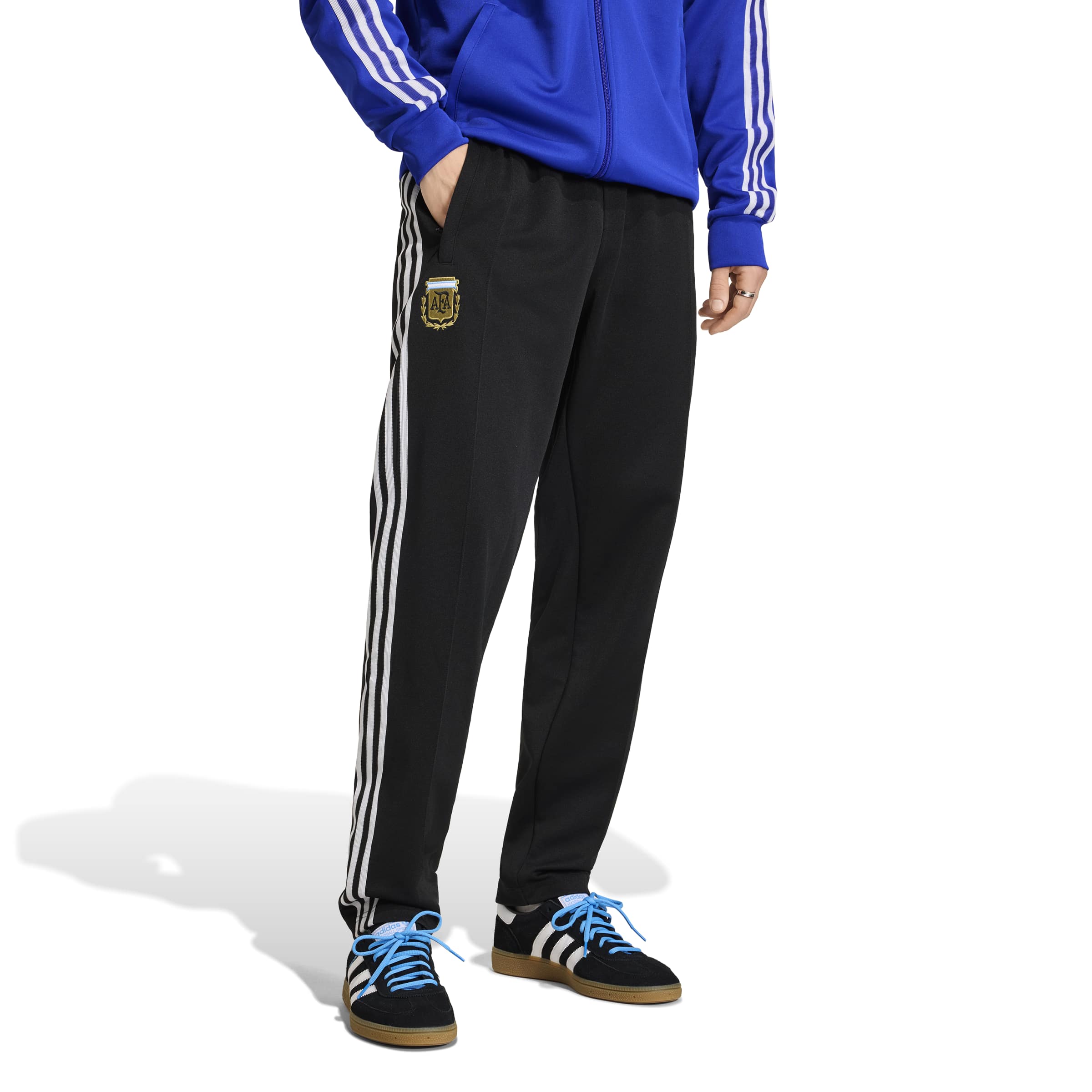 Adidas Argentini&euml; Originals Trainingsbroek Zwart Wit Goud