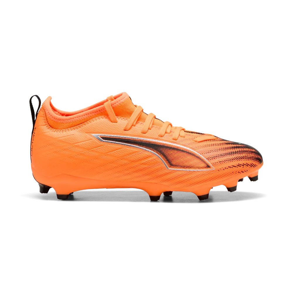 PUMA Ultra 6 Match Gras / Kunstgras Voetbalschoenen (MG) Kids Oranje Zwart Zilver
