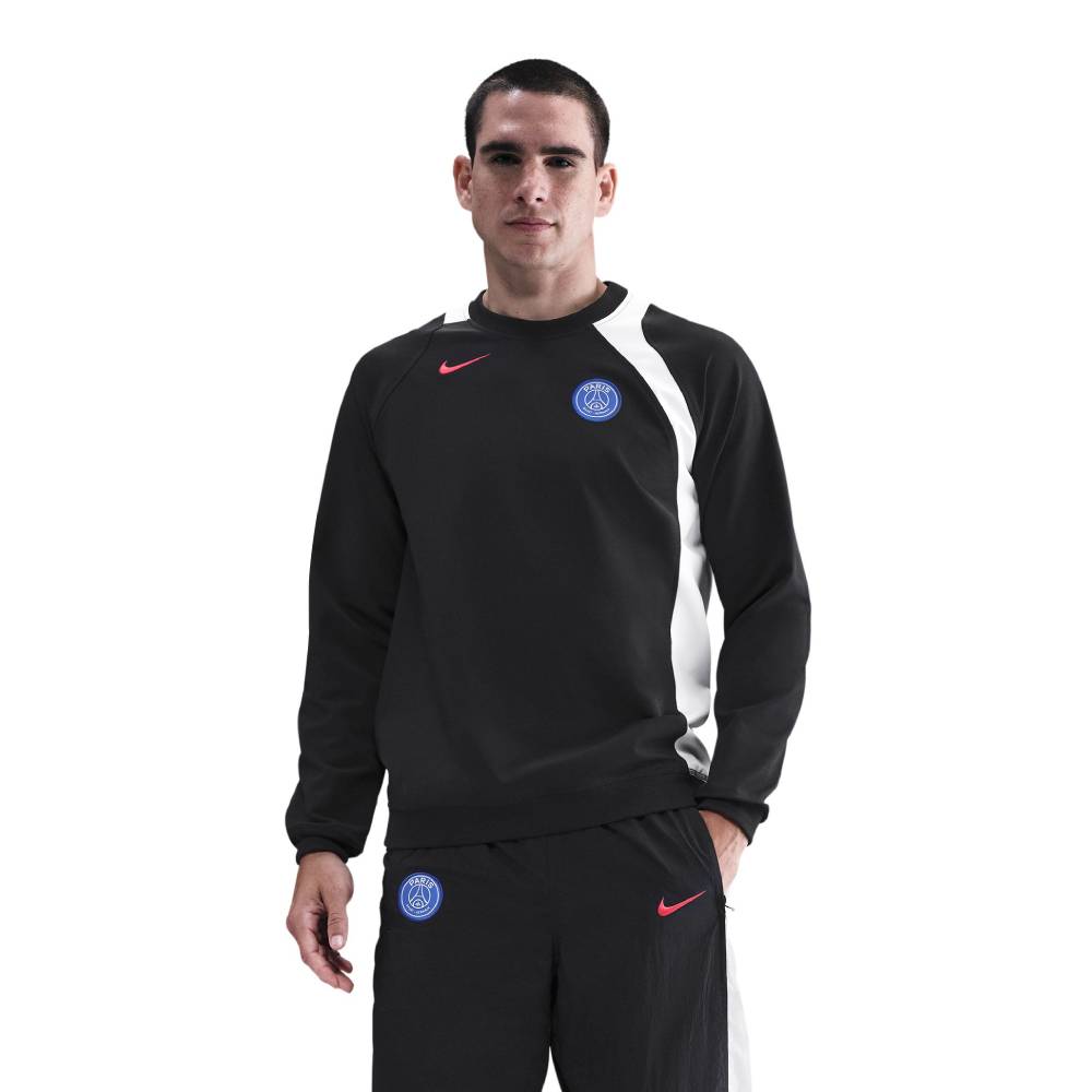 Nike Paris Saint-Germain Total 90 Crew Sweater 2025-2026 Zwart Wit Rood