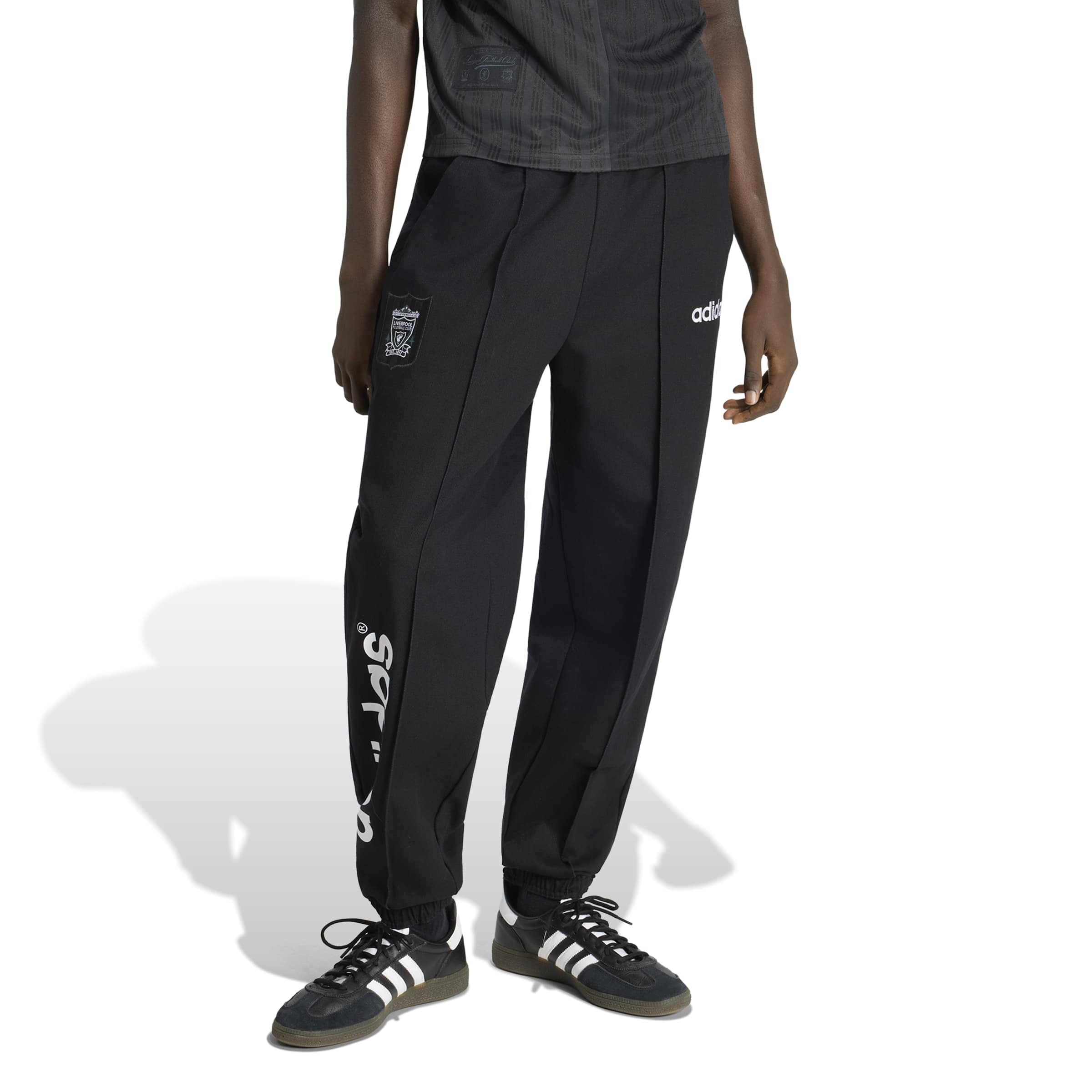 Adidas Liverpool Drill Trainingsbroek 1995-1996 Zwart Wit