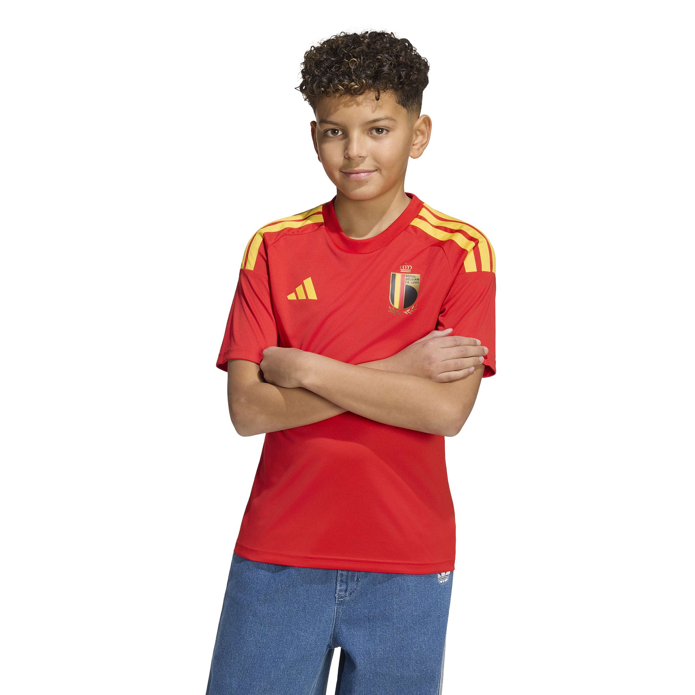 Adidas Belgi&euml; Thuisshirt Fans 2026-2028 Kids