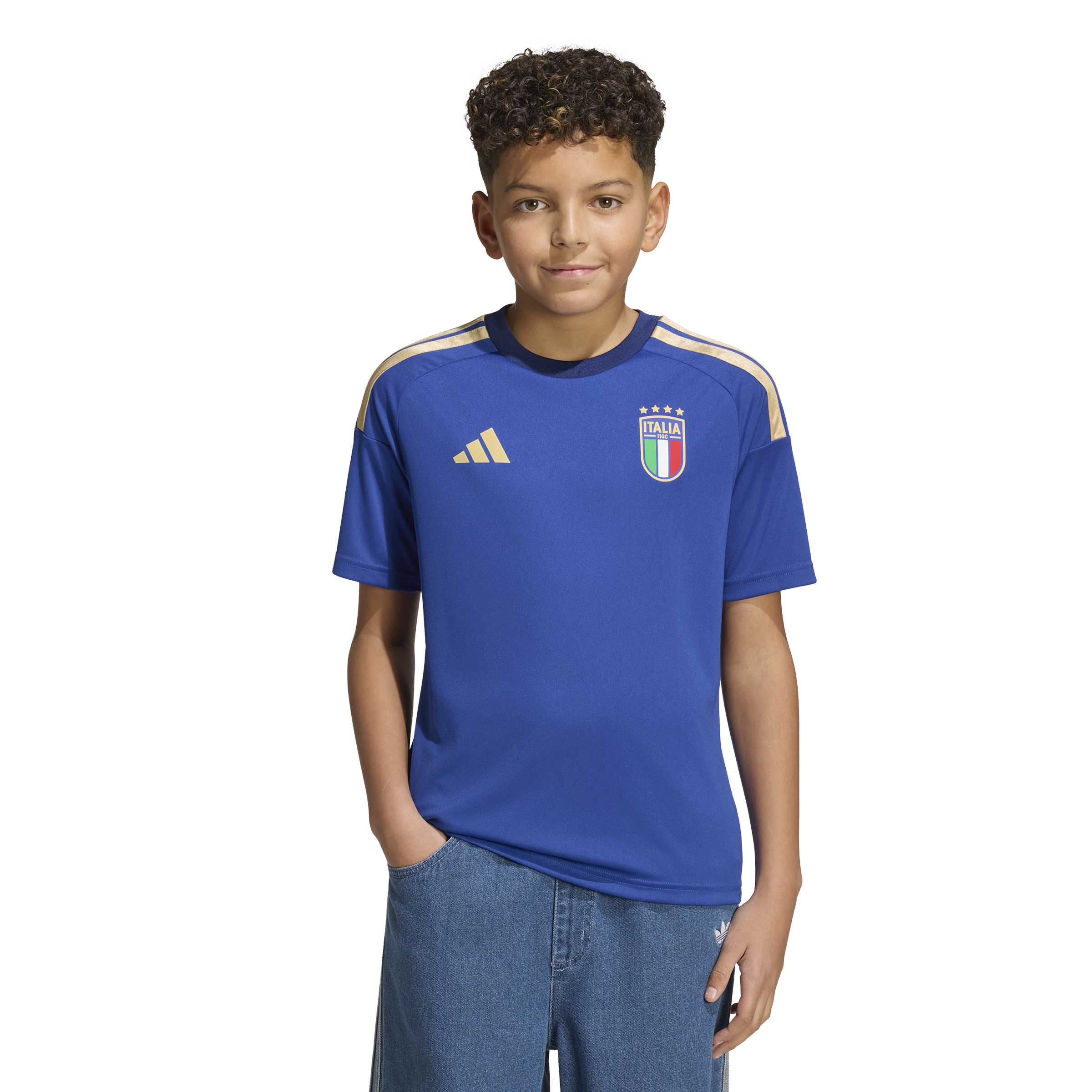 Adidas Itali&euml; Thuisshirt Fans 2026-2028 Kids