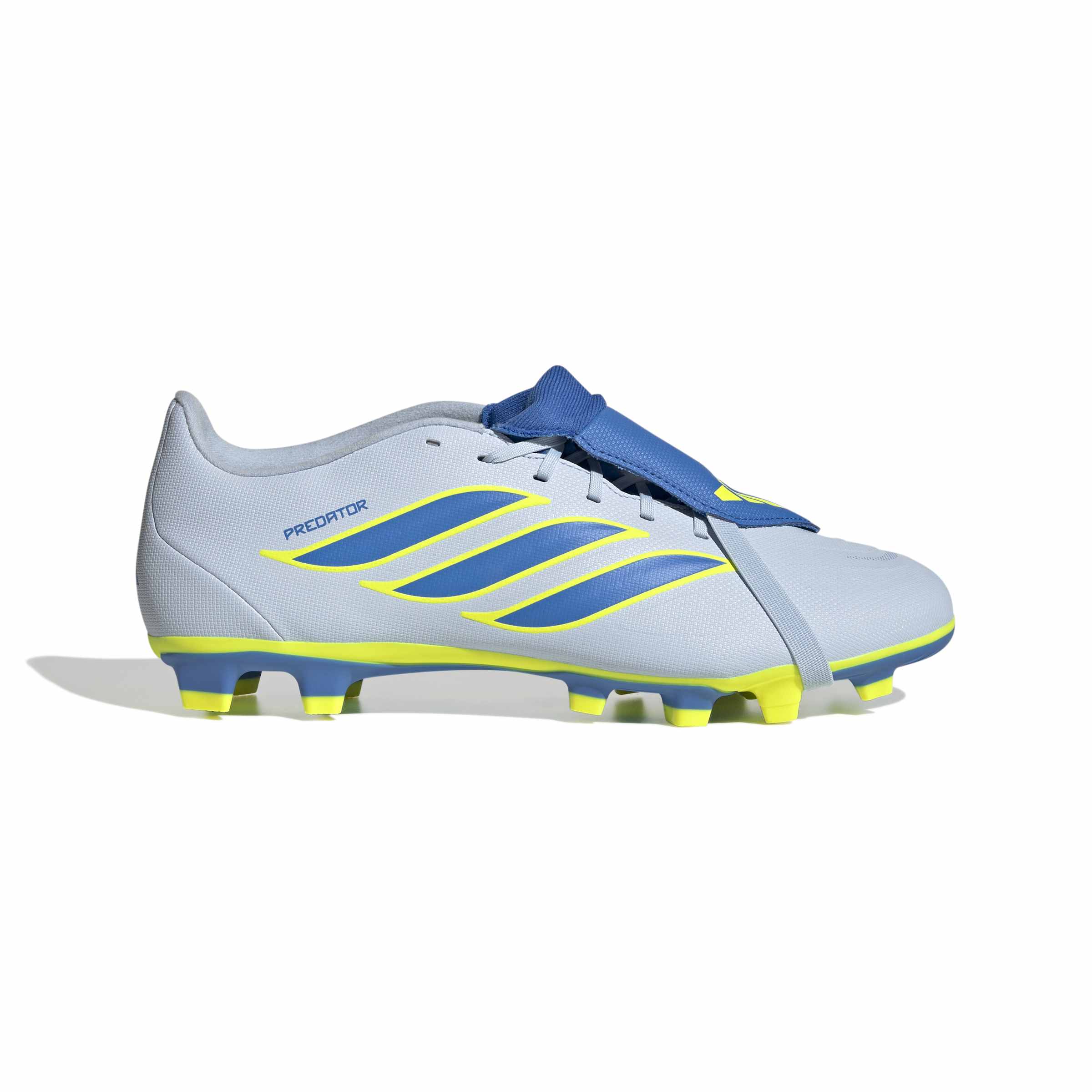 Adidas Predator Club FT Gras / Kunstgras Voetbalschoenen (MG) Lichtblauw Blauw Geel